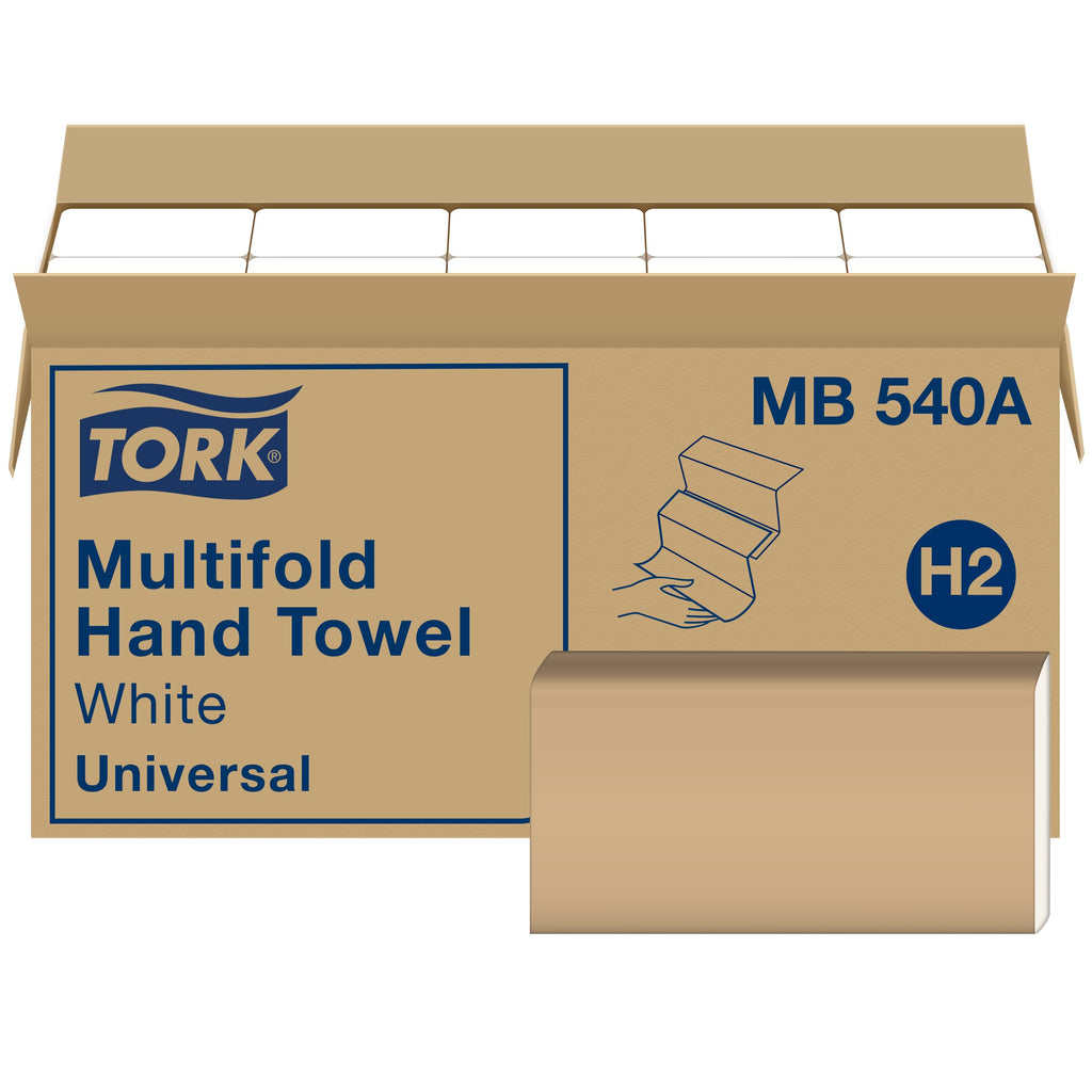 White Multifold Hand Towel, 16 x 250 Towels F977585