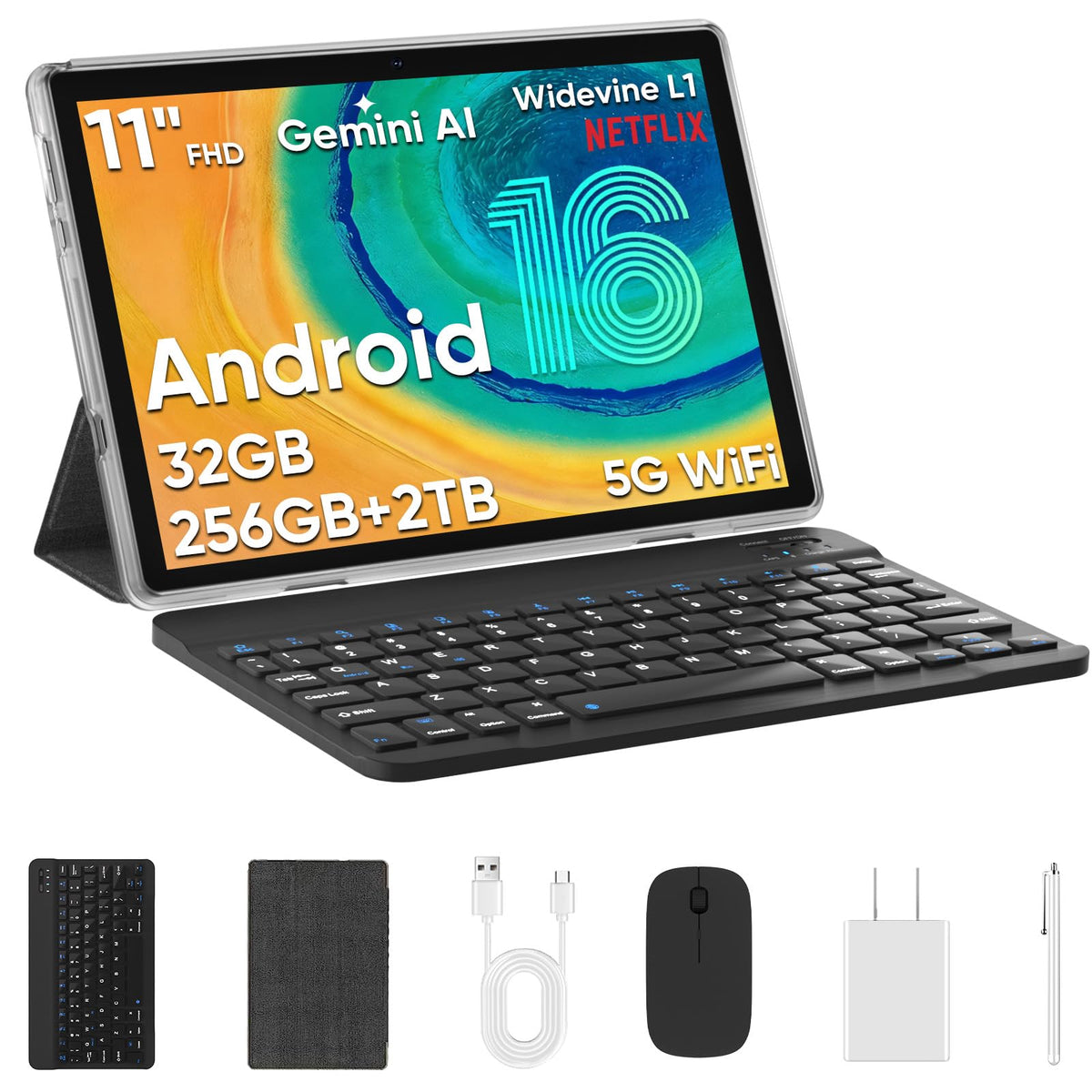 10.1" Android Tablet Octa-core 10GB RAM 64GB ROM Gray J923