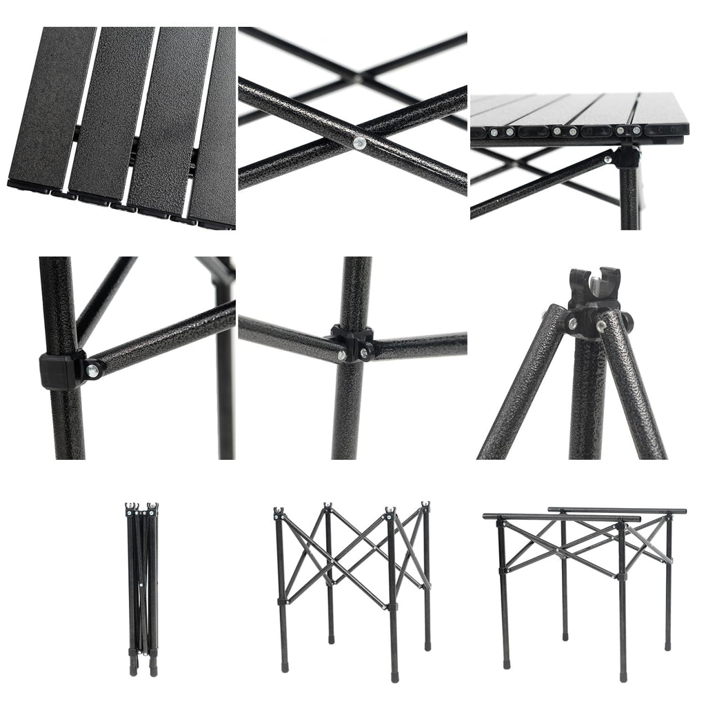 Portable Aluminum Folding Camping Table with Carry Bag P927