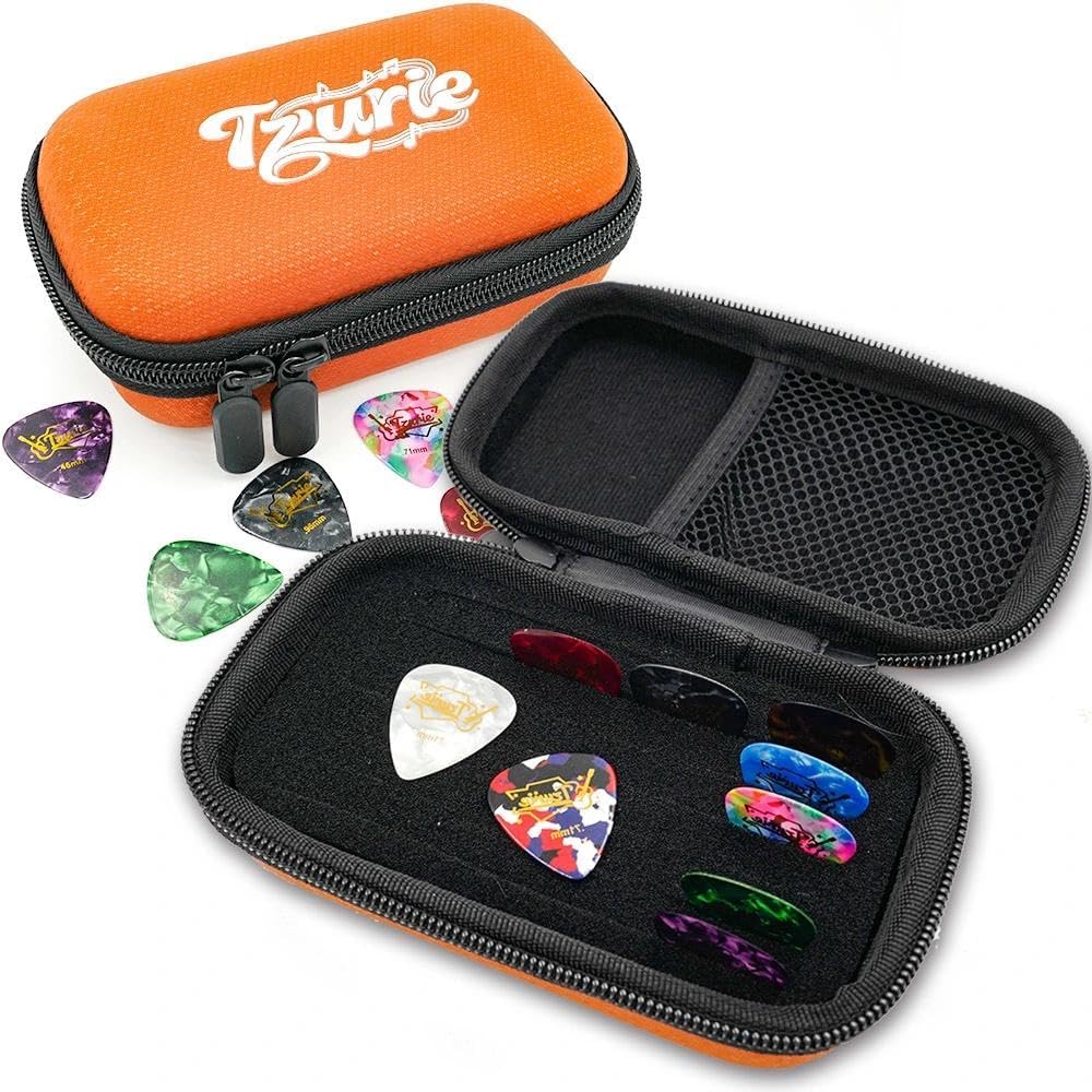 Guitar Pick Case Set with 9 Celluloid Guitar Picks P89318