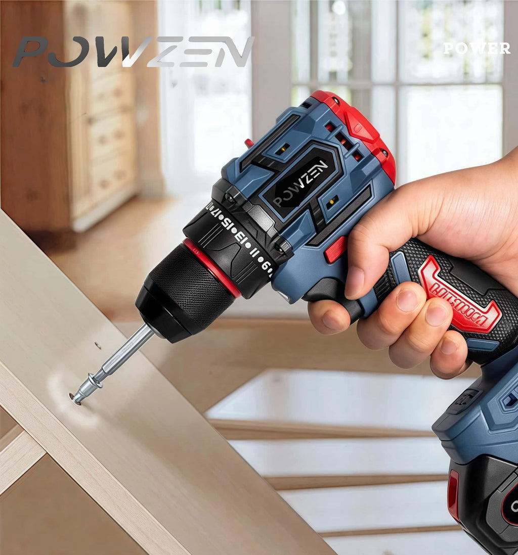 36V Cordless Hammer Drill Impact Driver Set 2.0AH Battery K131