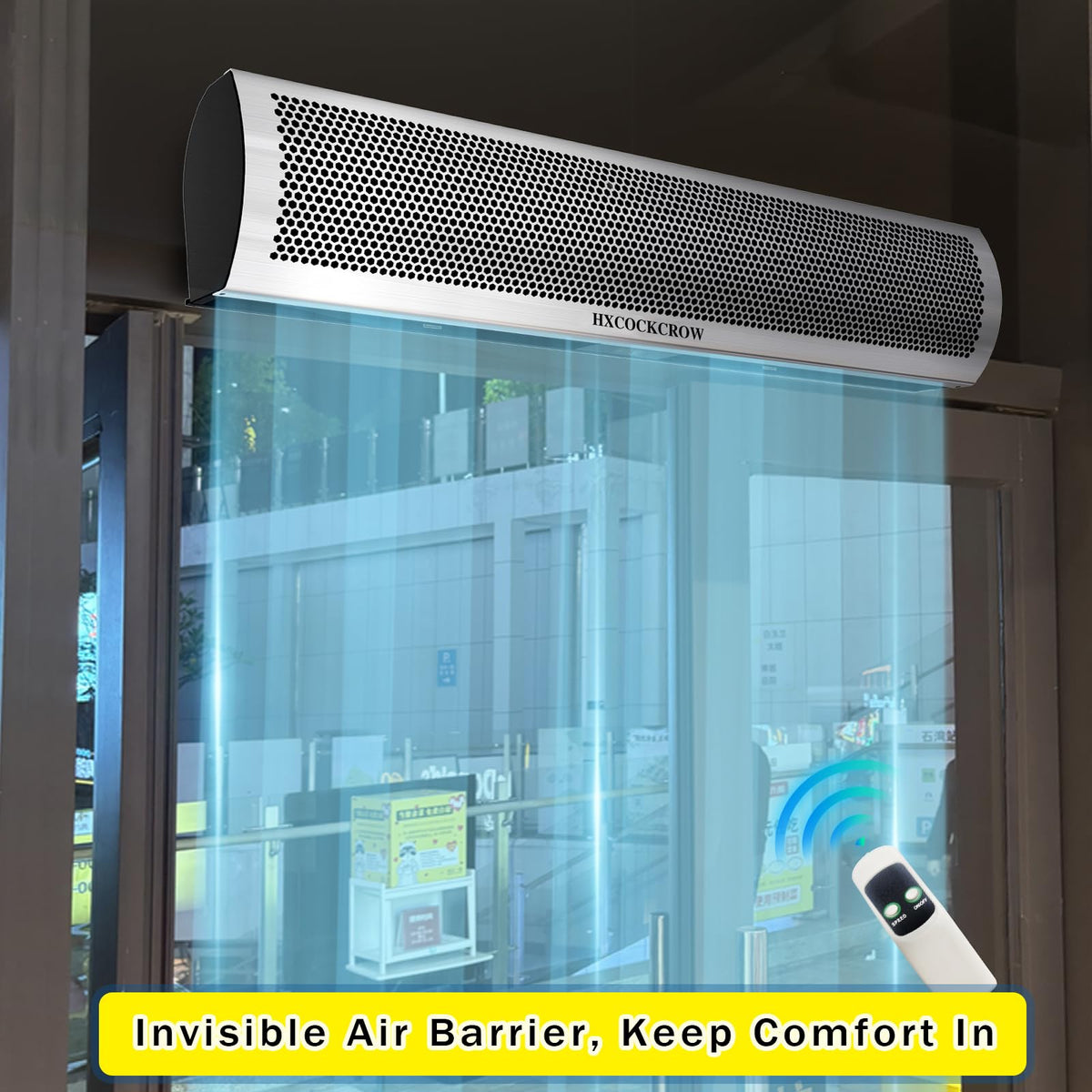 36 Inch Stainless Steel Air Curtain Door Fan K91092