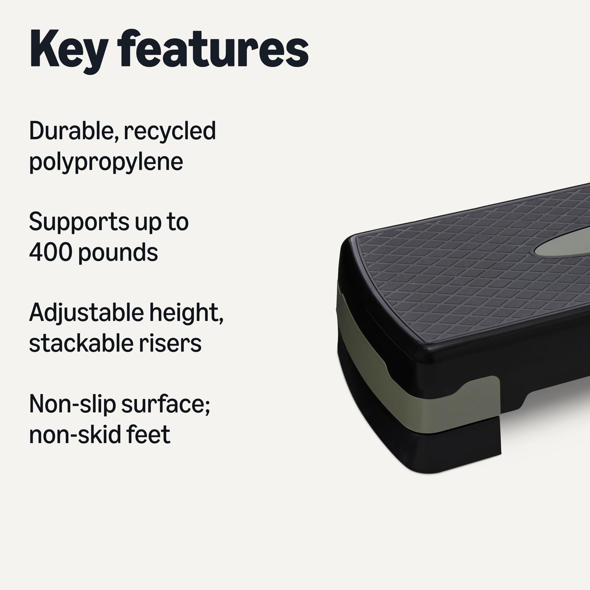 Adjustable Aerobic Exercise Step Platform X5128