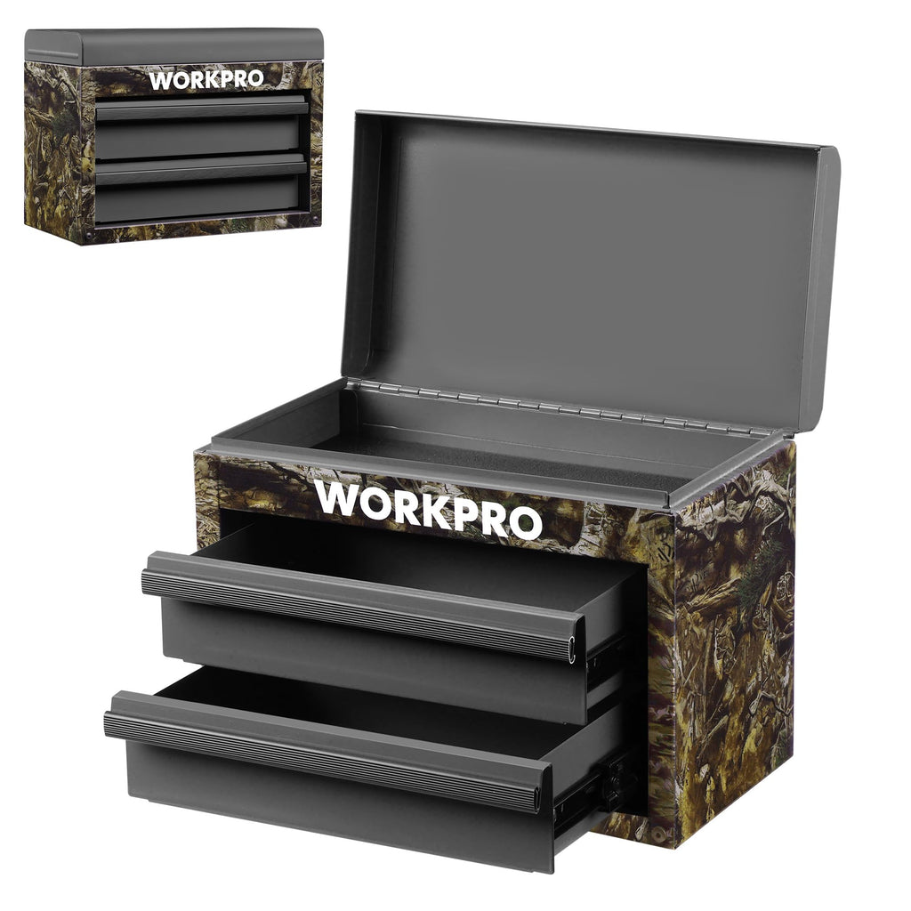 Metal Mini Tool Box with 2 Drawers N565