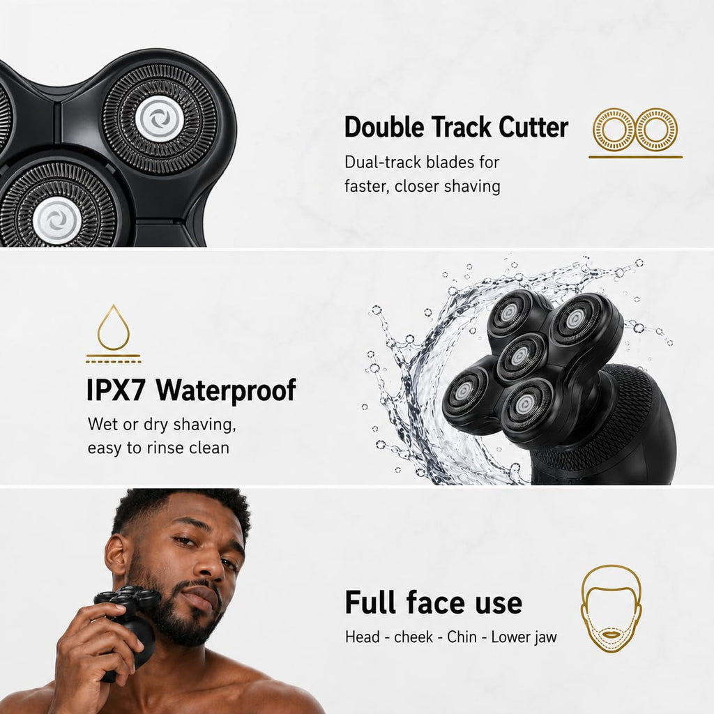 5 Head Replacement Blade for Electric Razor Shaver Y375
