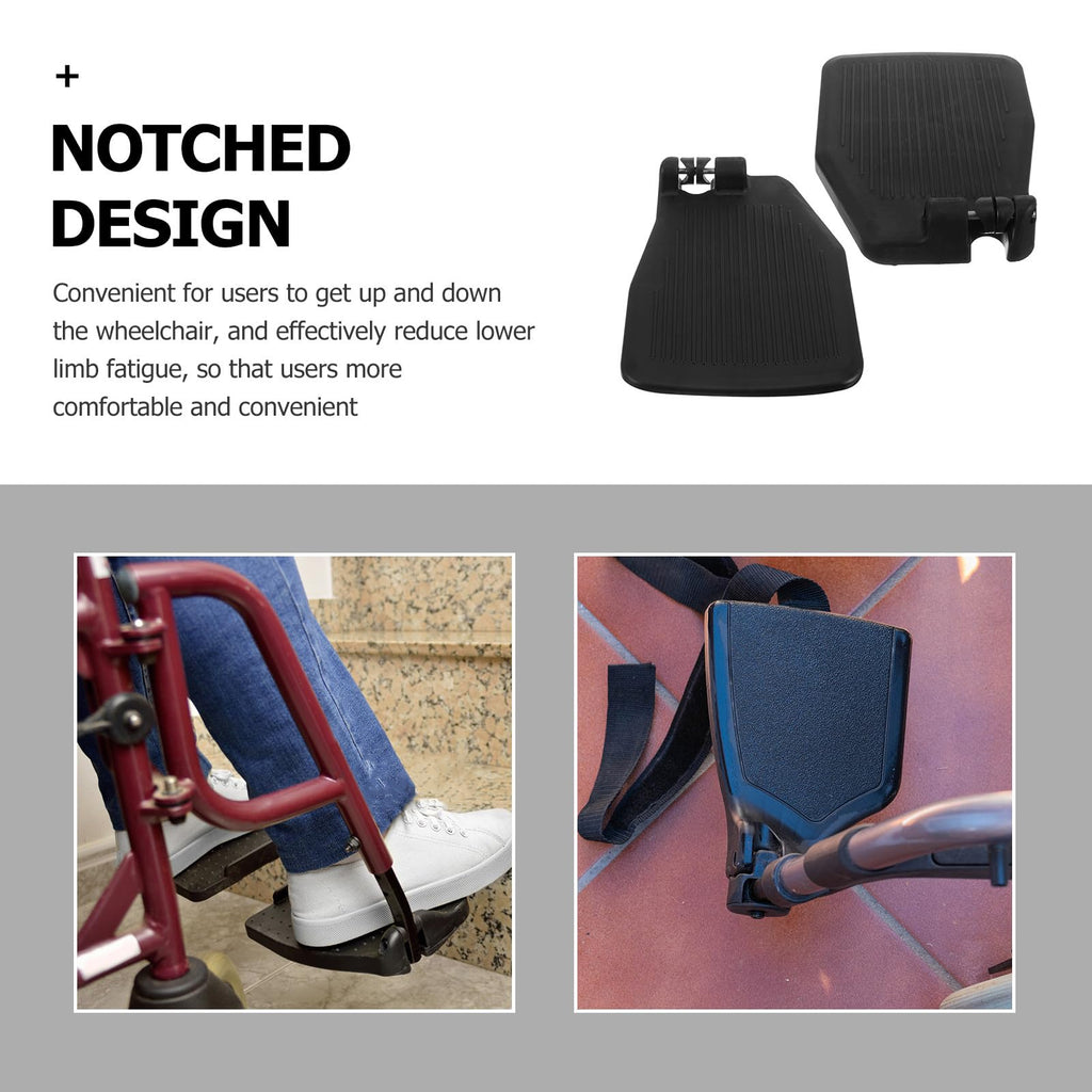 Heavy Duty Plastic Wheelchair Footrests Z526
