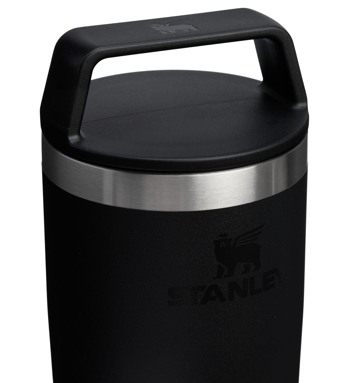 16 oz Black Travel Mug J377