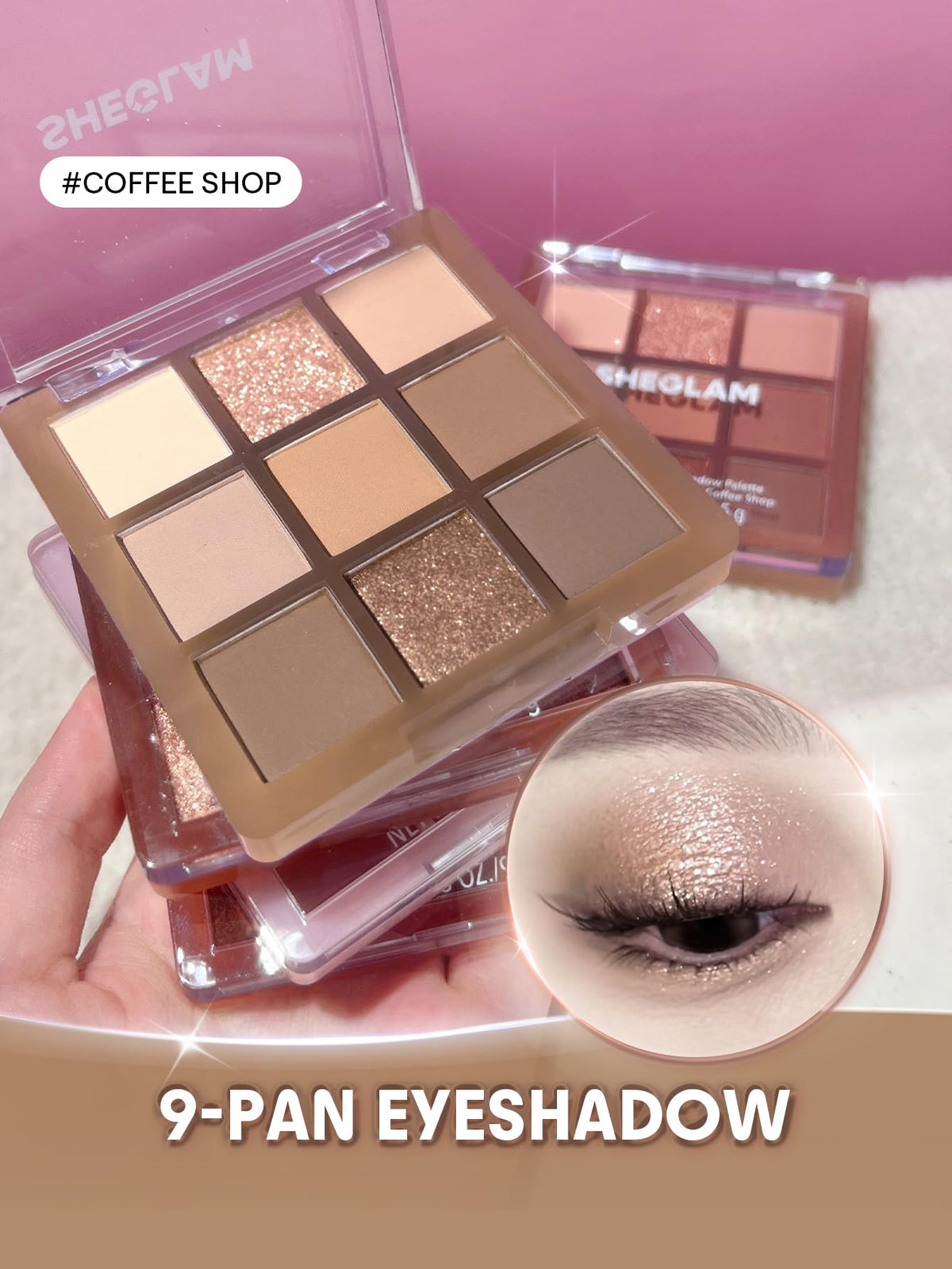 9-Color Shimmer & Matte Eyeshadow Palette Q9781