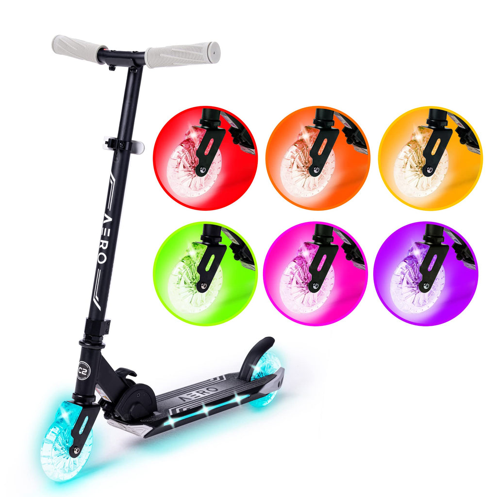Two-Wheel Kick Scooter for Kids 5-8 with RGB Lights G345