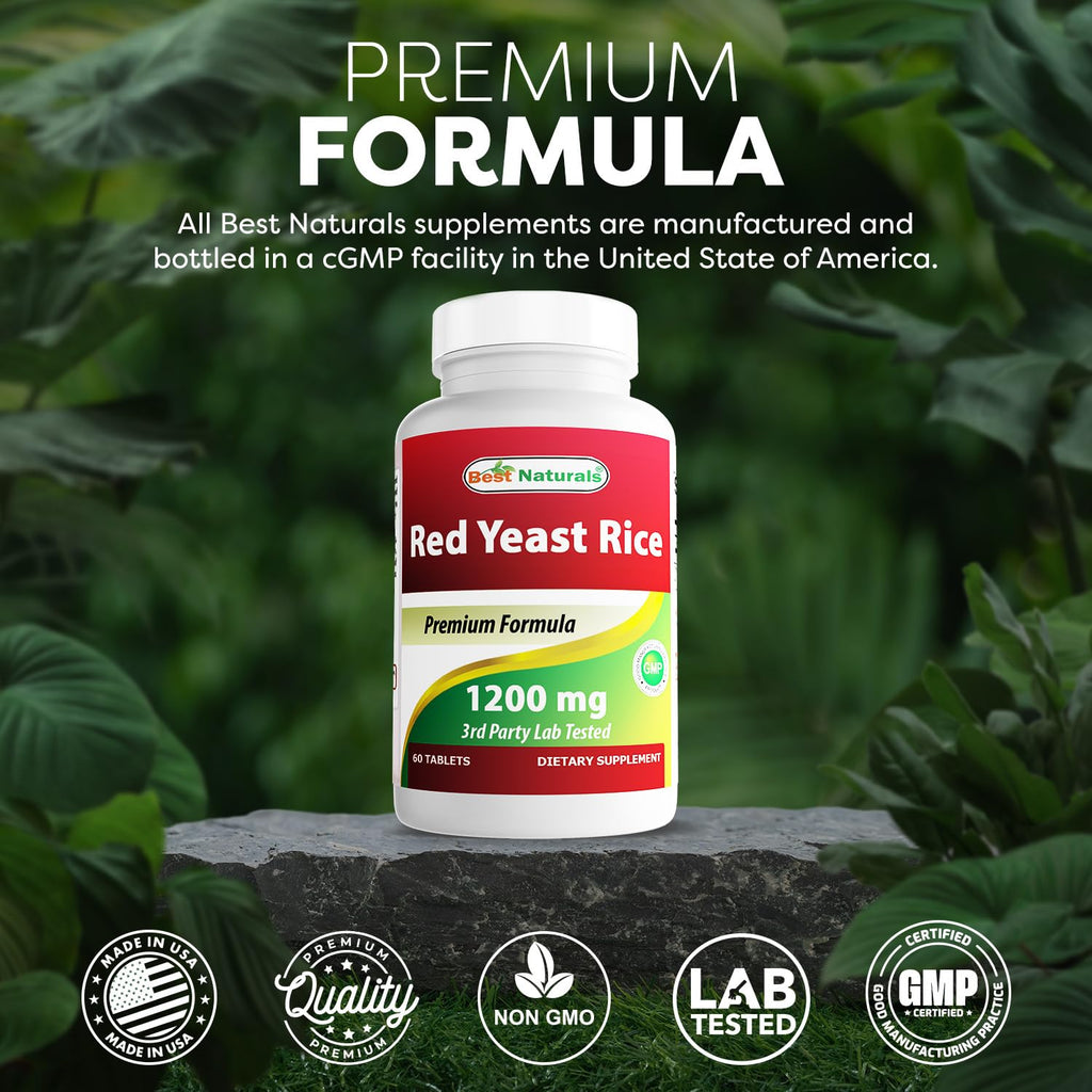 Red Yeast Rice 1200 Mg 60 Tablets S26607