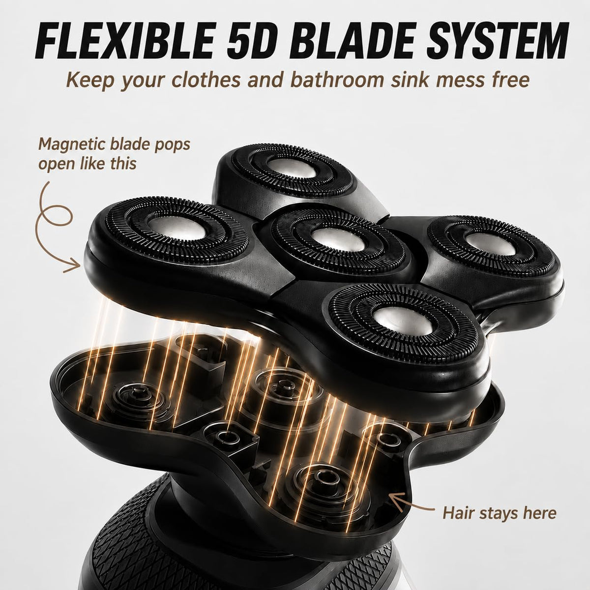 5 Head Replacement Blade for Electric Razor Shaver Y375