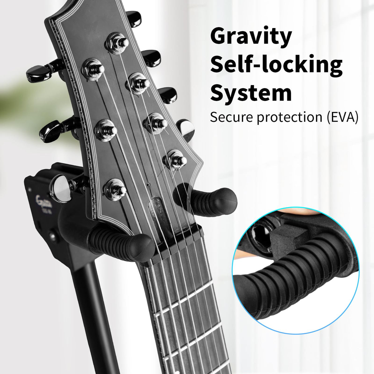 Heavy Duty Adjustable Foldable Guitar Stand H3917
