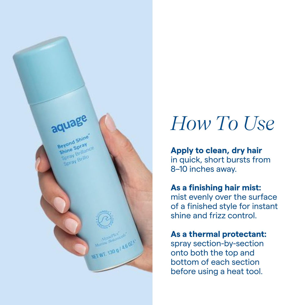 Shine Spray & Heat Protectant Hair Mist, 4.6 oz D32169