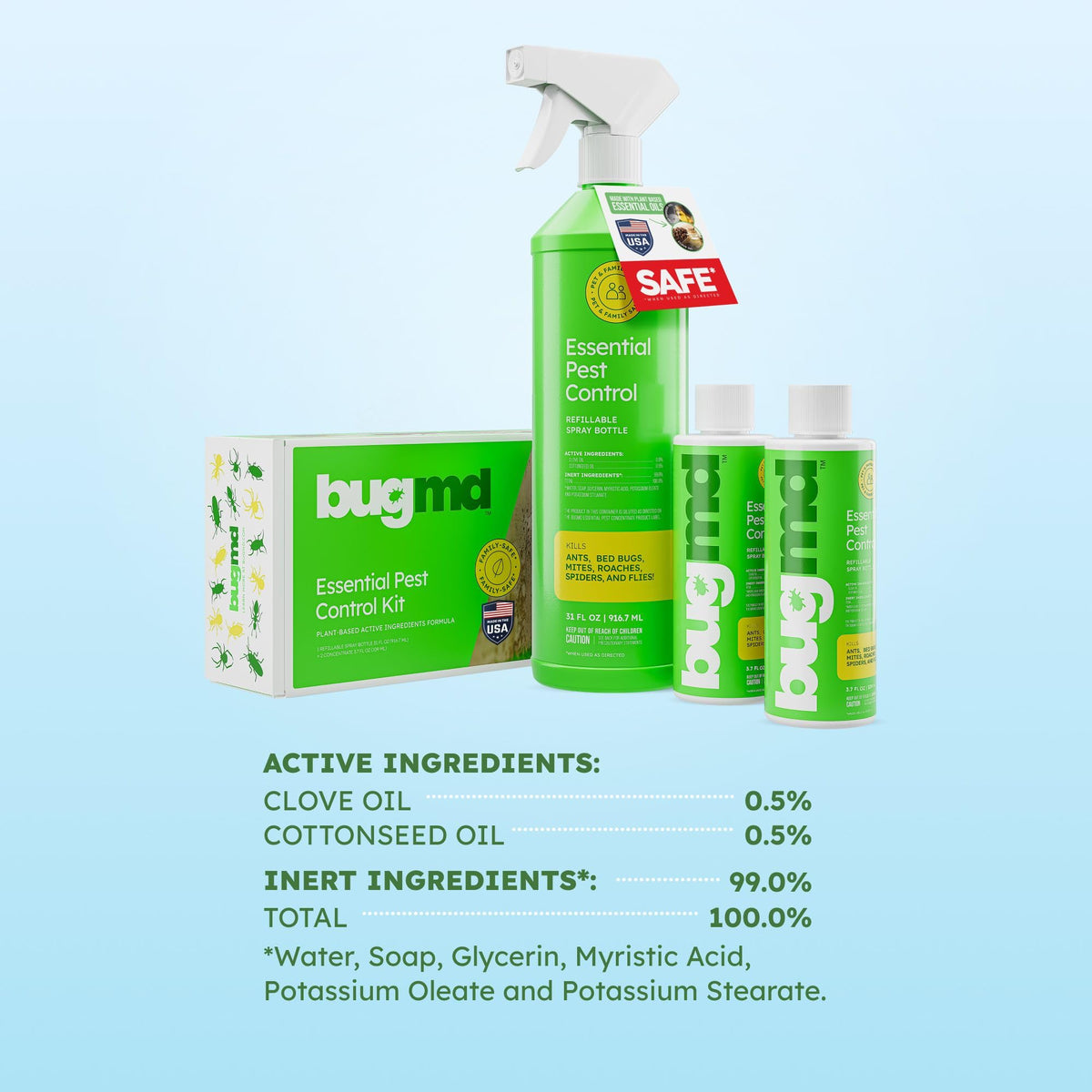 Pet Safe Bed Bug Roach and Ant Killer 64 oz L1381