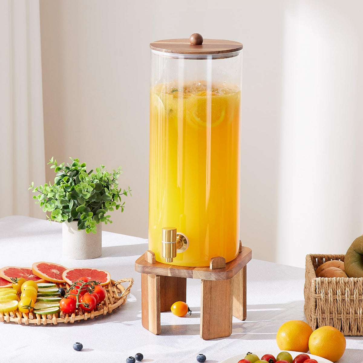 2 Gallon Drink Dispenser with Stand W608414