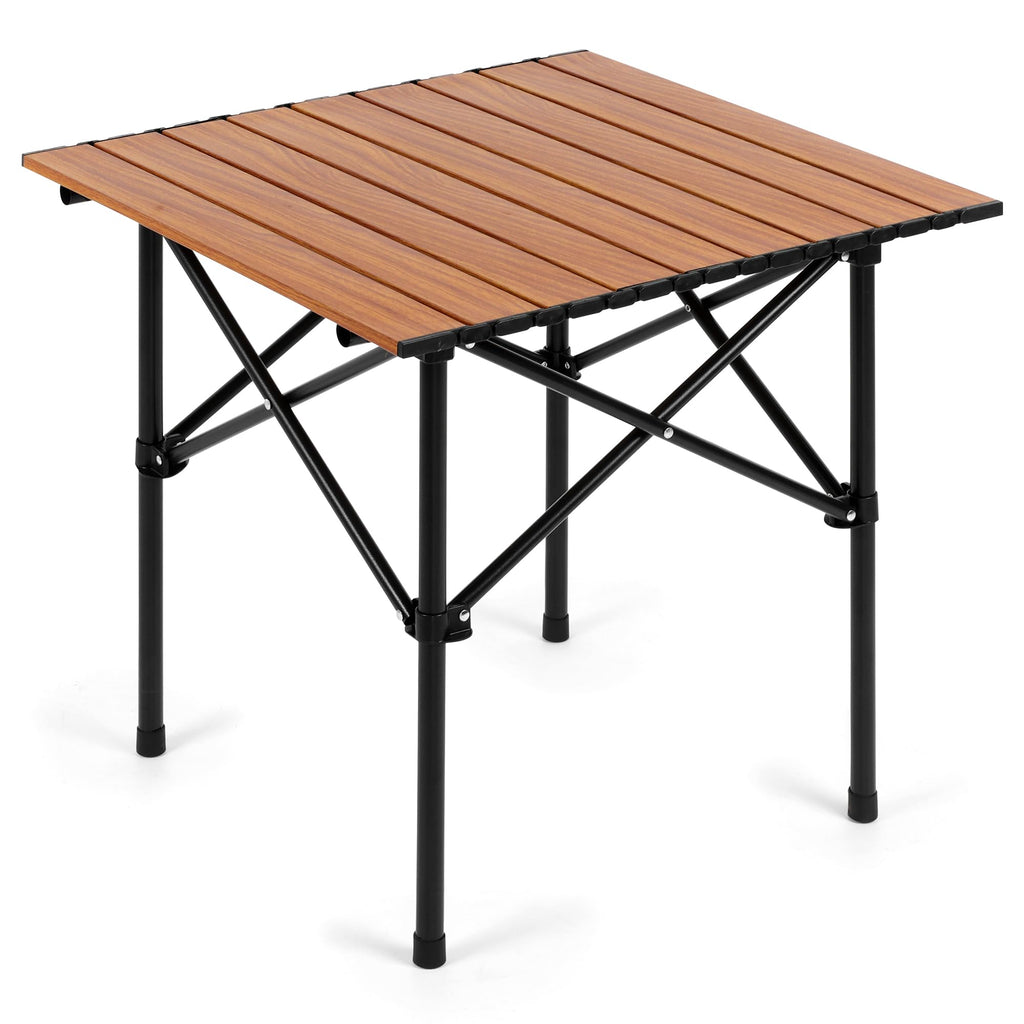 Folding Camping Table 21 x 20 Inch with Carry Bag Q785319