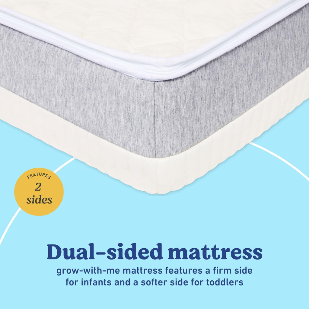 2-in-1 Dual Sided Baby Crib & Toddler Mattress D243