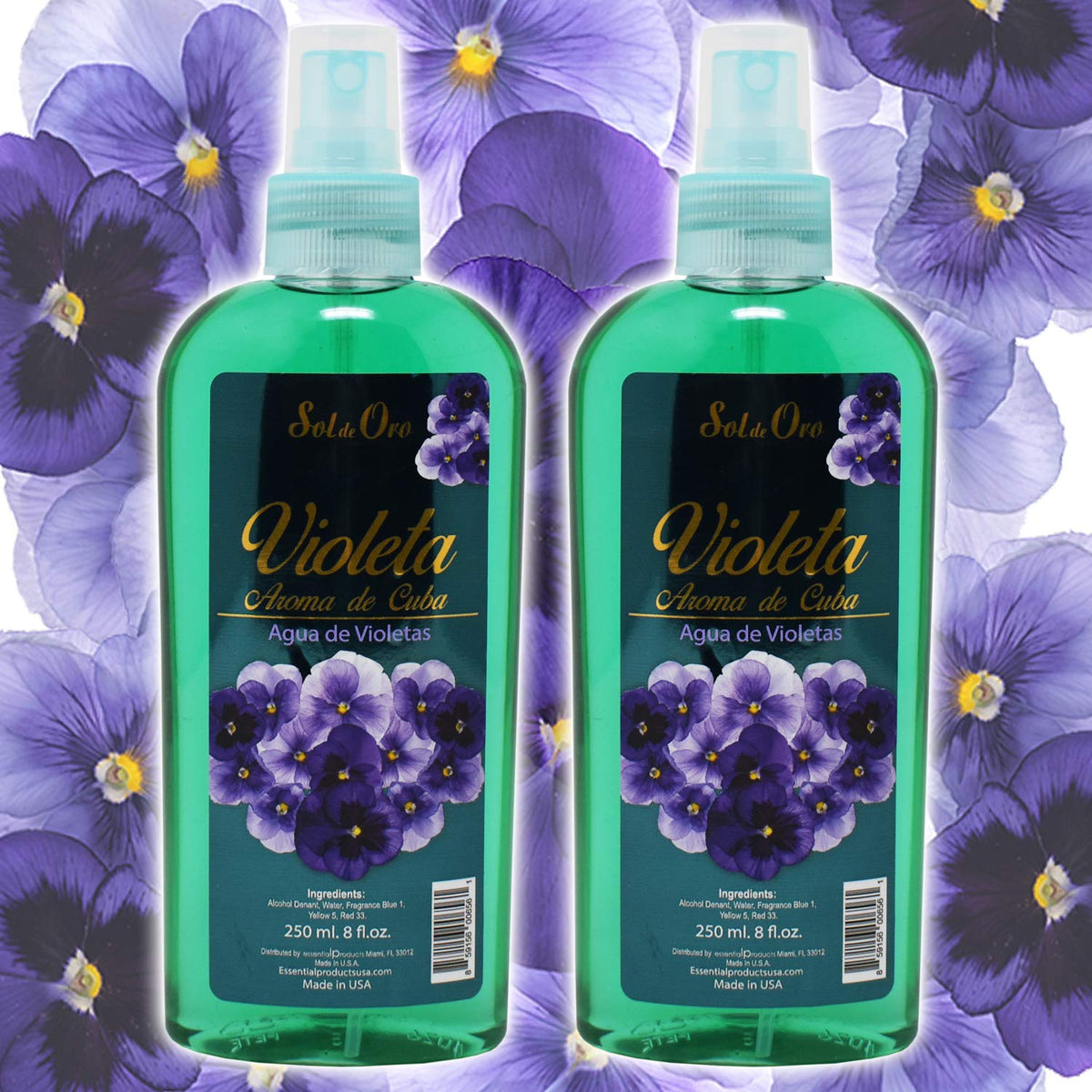 Violet Water Spray 8oz 2 Pack N101455