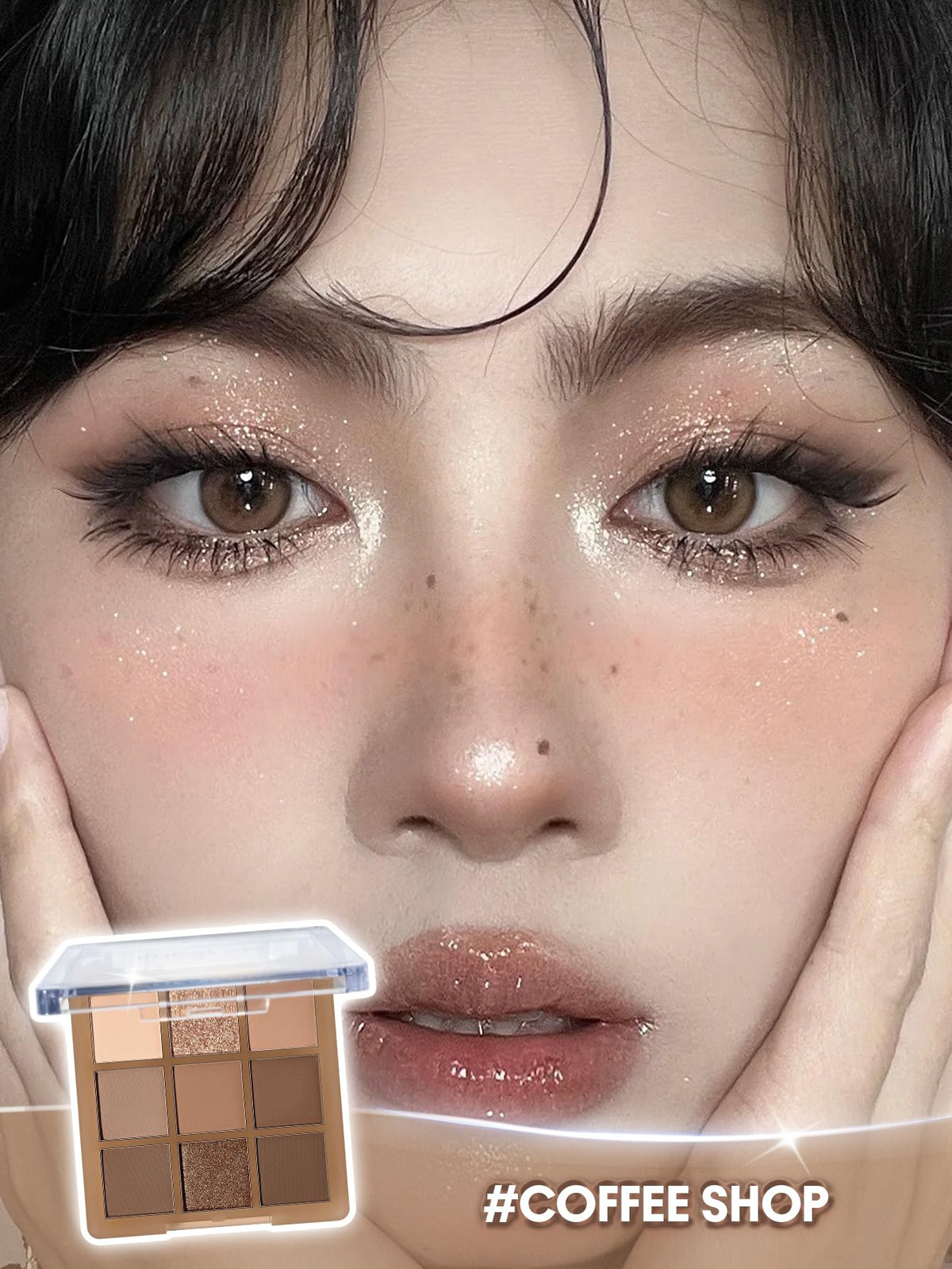 9-Color Shimmer & Matte Eyeshadow Palette Q9781