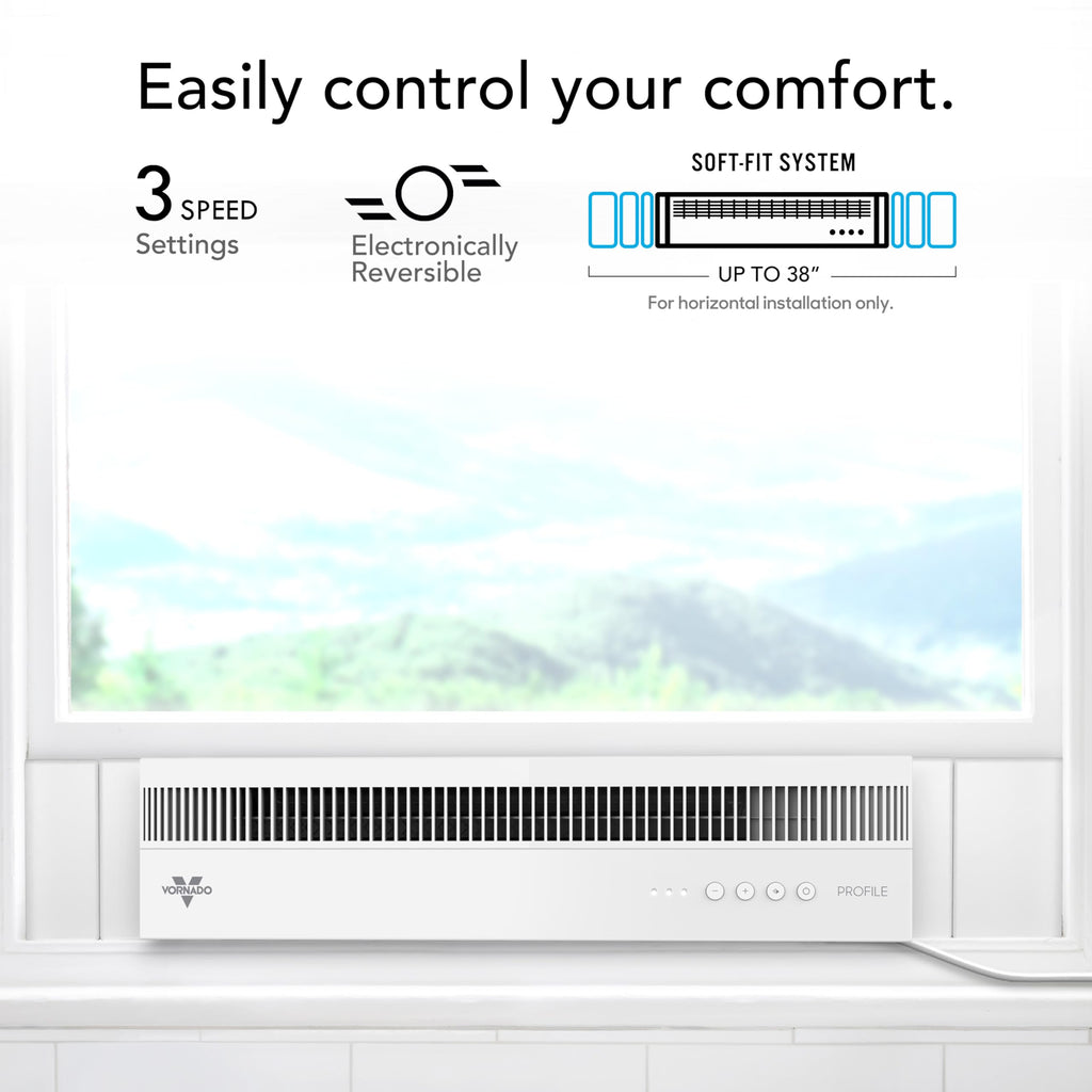 White 3 Speed Reversible Window Fan N6984