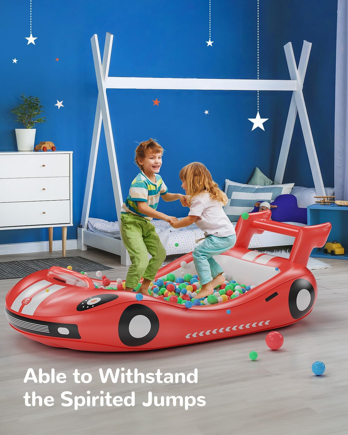 Inflatable Toddler Travel Bed with Electric Pump V92650