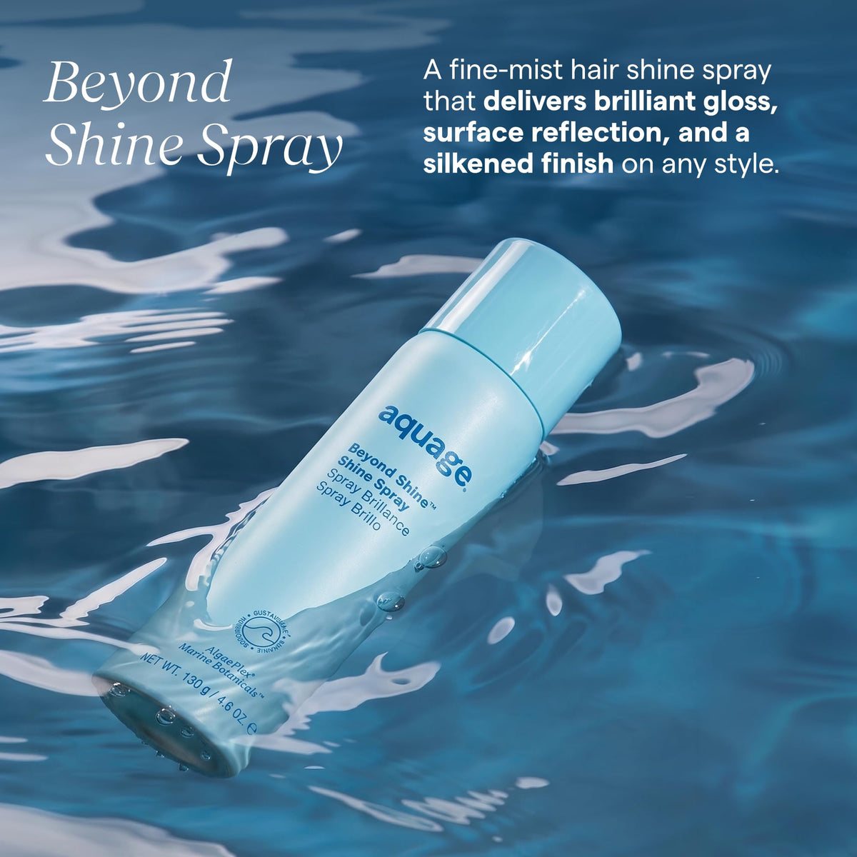 Shine Spray & Heat Protectant Hair Mist, 4.6 oz D32169