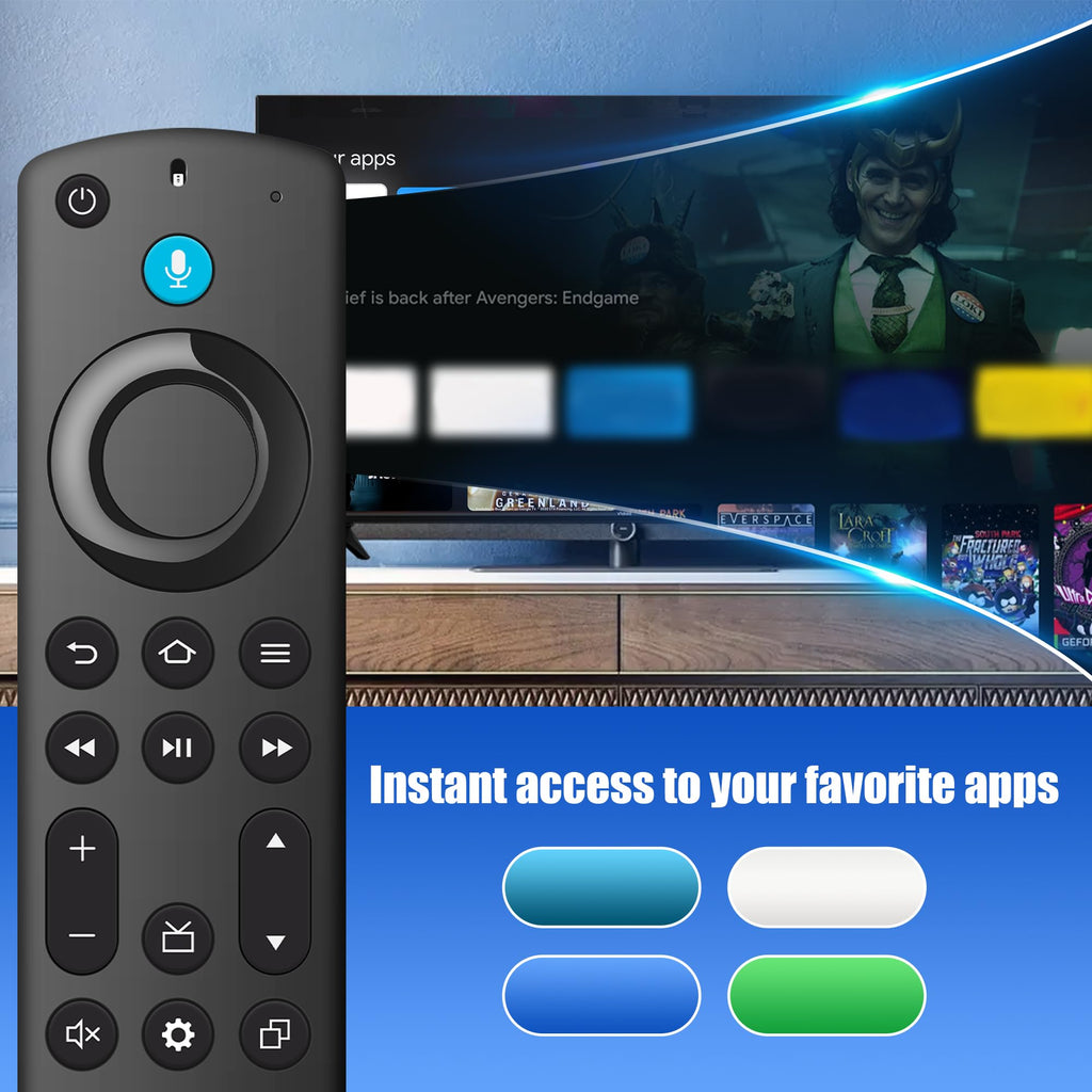 Remote Voice Replacement for Fire Stick Smart TVs N4949