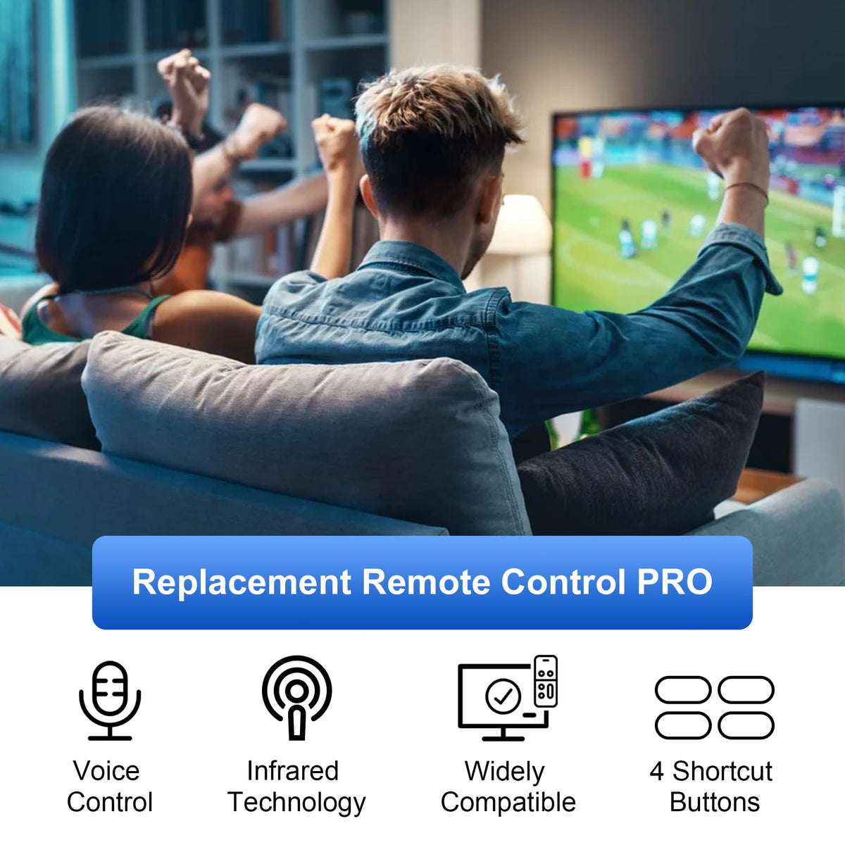 Remote Voice Replacement for Fire Stick Smart TVs N4949