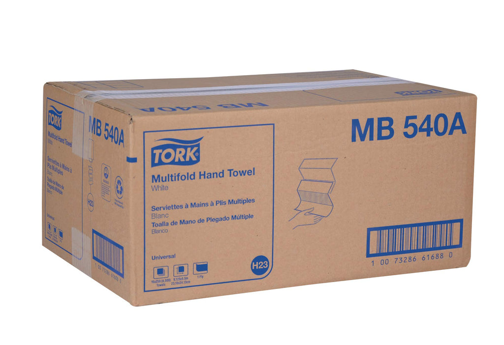 White Multifold Hand Towel, 16 x 250 Towels F977585
