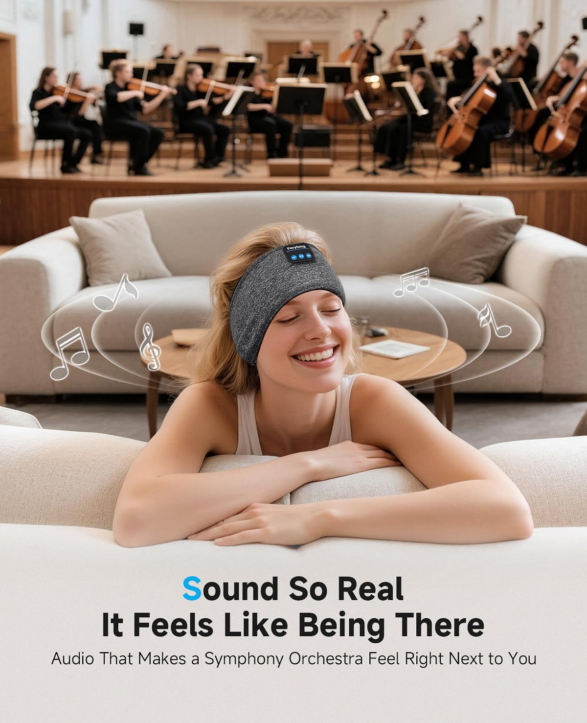 2-Pack Bluetooth Sleep Mask with Headphones U441172