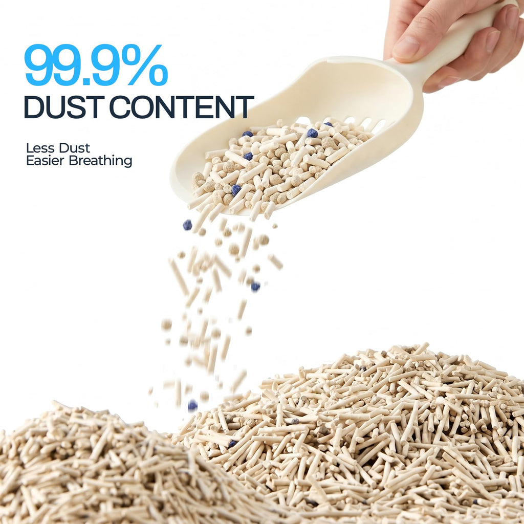 Unscented Tofu Blend Clumping Cat Litter with Bentonite 15.8LB V6011