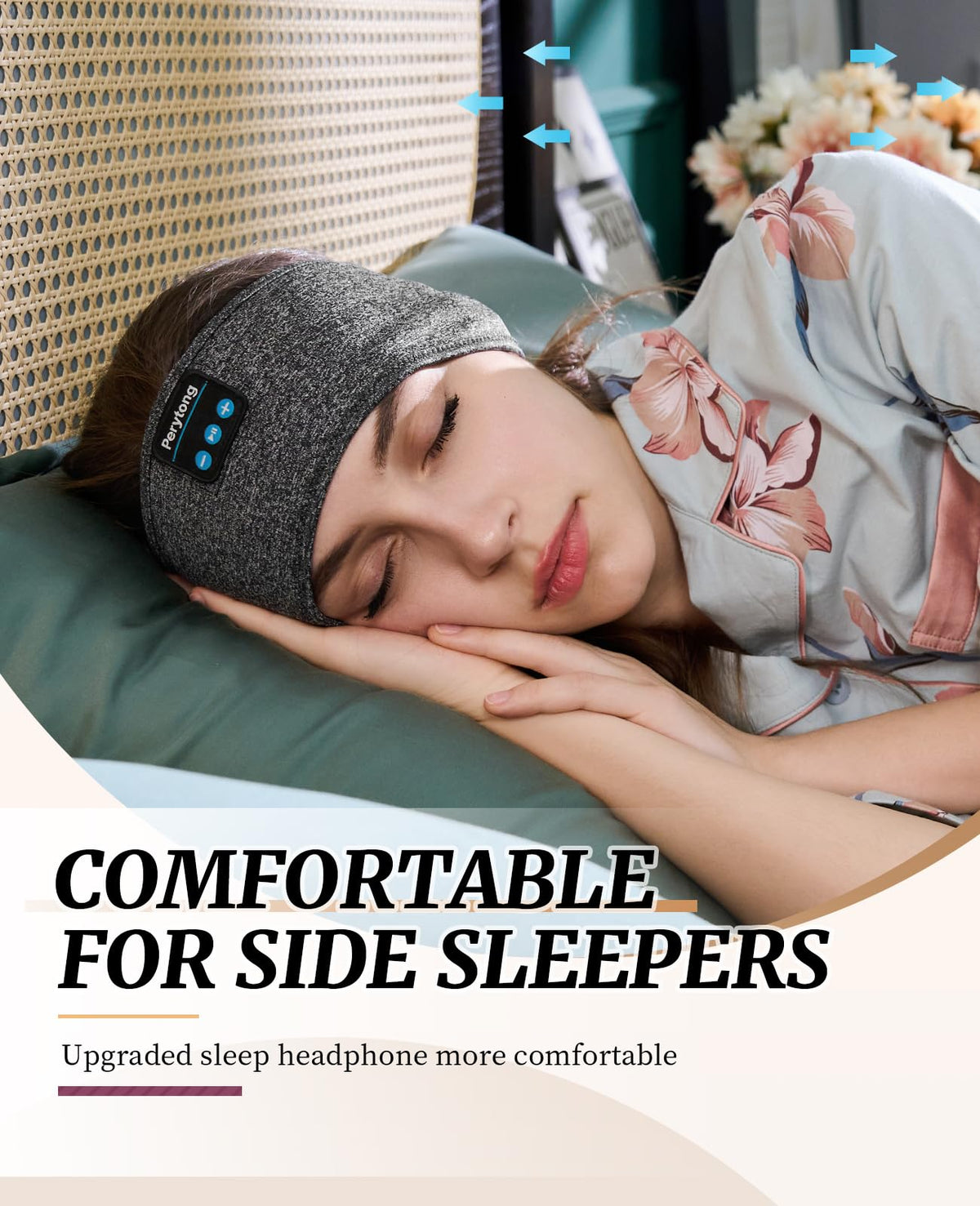 2-Pack Bluetooth Sleep Mask with Headphones U441172