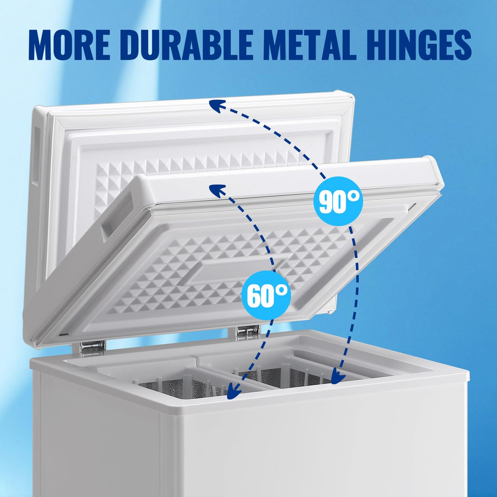 2.2 Cu. Ft. White Chest Freezer with Removable Basket B581