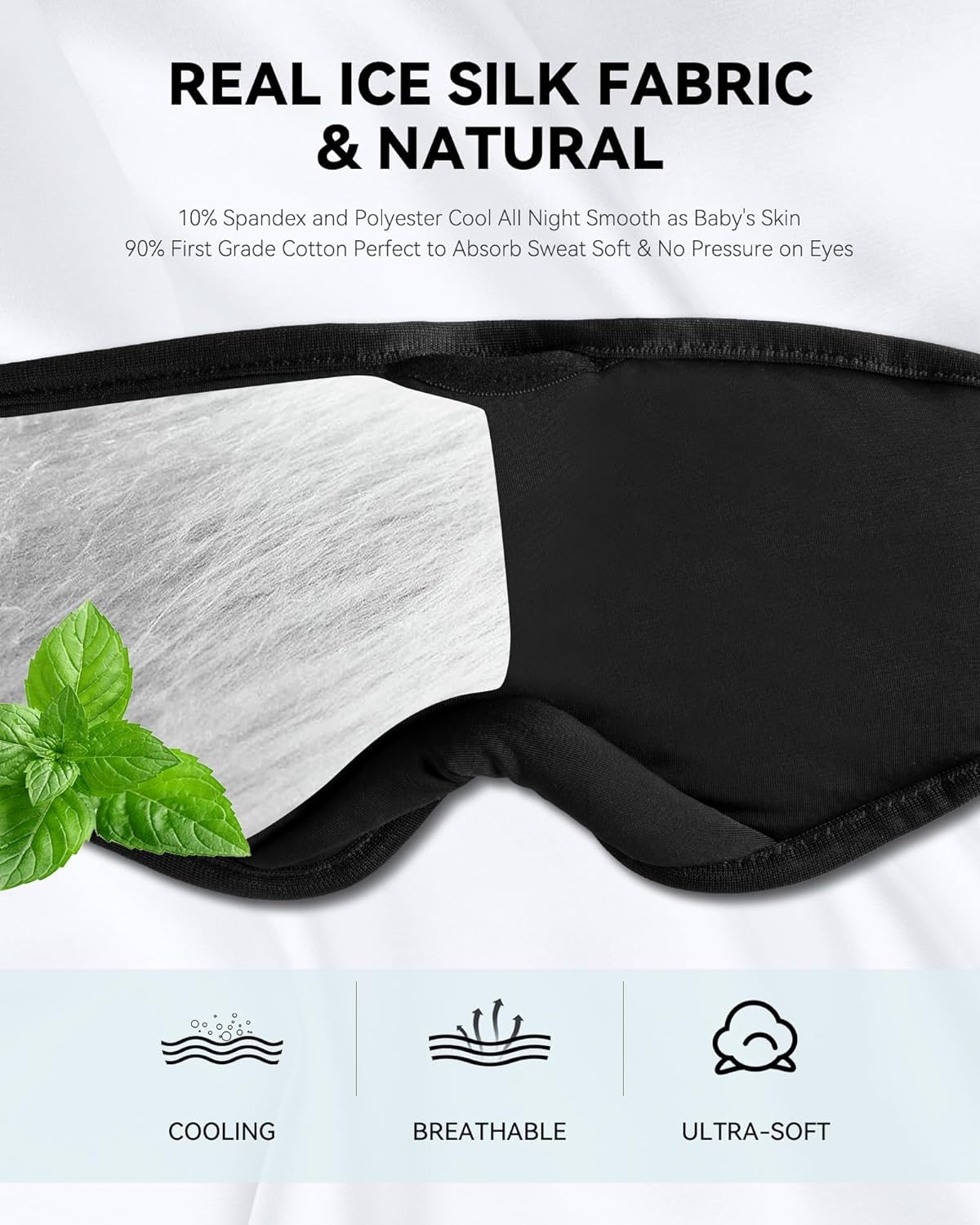 Bluetooth Sleep Headphones Eye Mask Headband V568