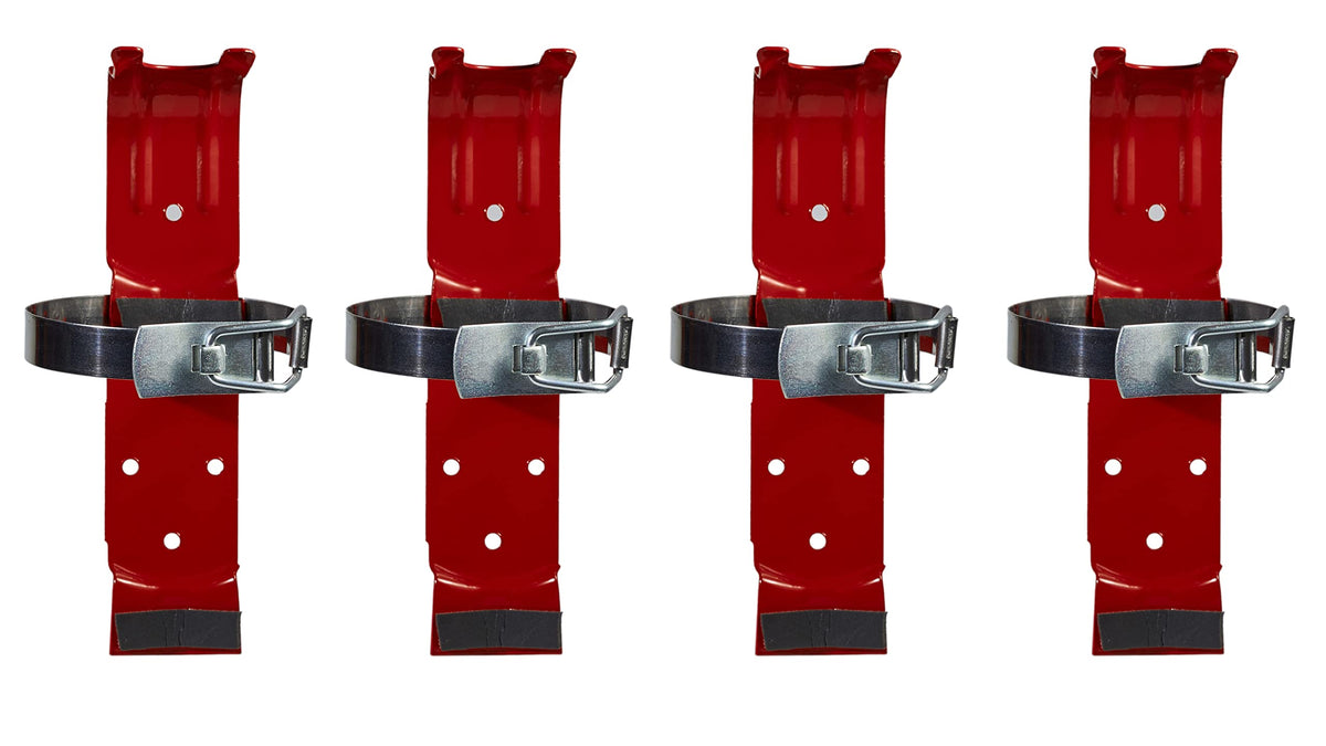 4 Pack 2.5 lb Fire Extinguisher Mount W598099