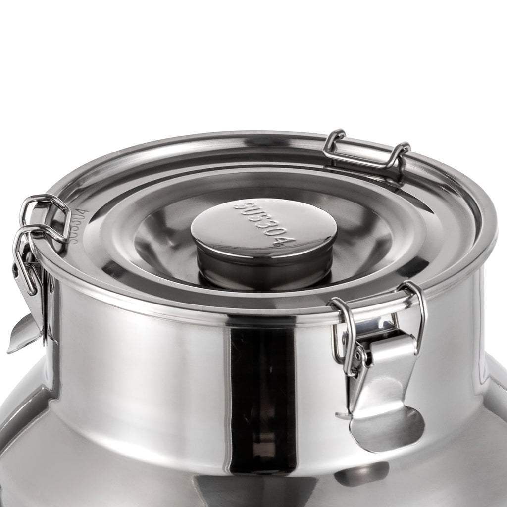 15L Stainless Steel Milk Can with Faucet F8204