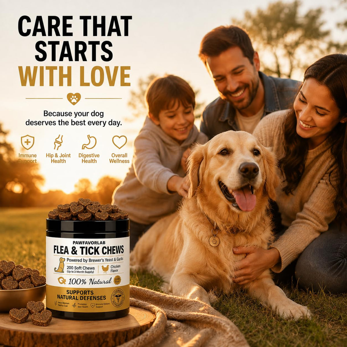 Chicken Flavor Soft Chews for Dogs - 200 Count B563446