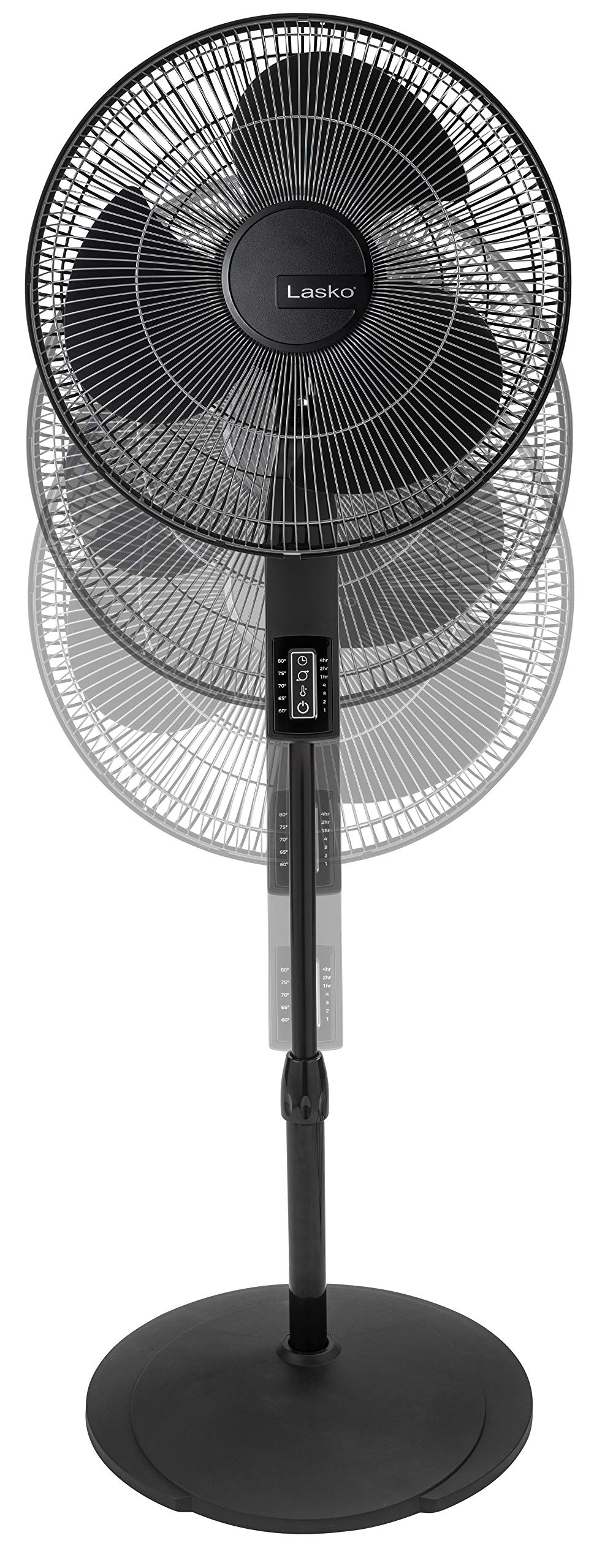 Oscillating Pedestal Fan 16" Black M884