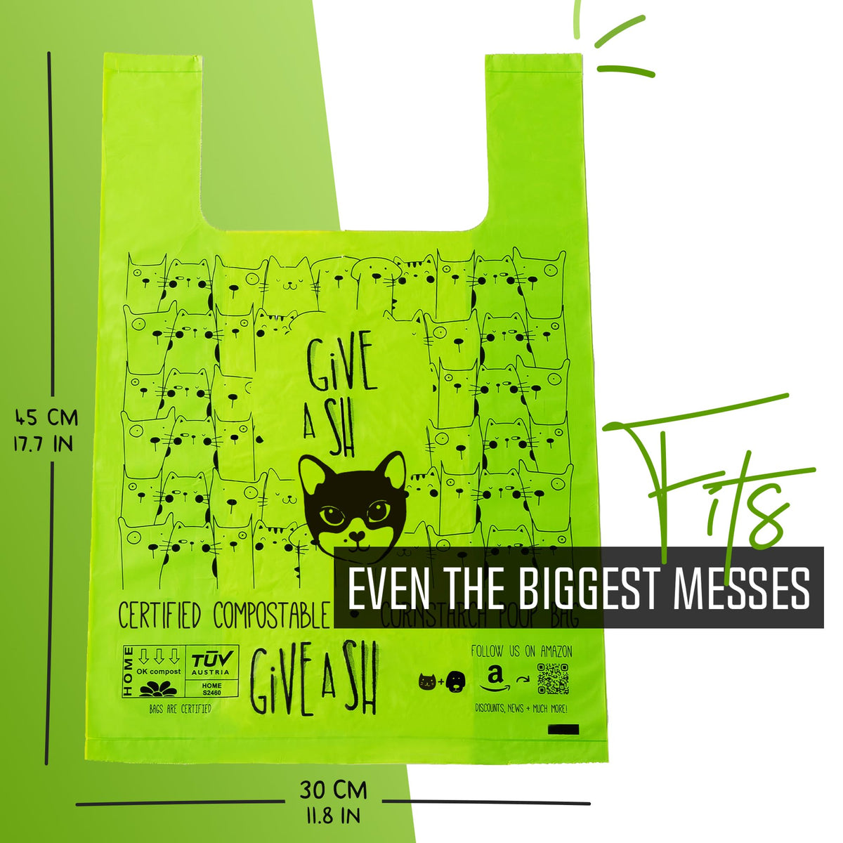 Compostable Cat Litter Bags XL 30 Count M94716