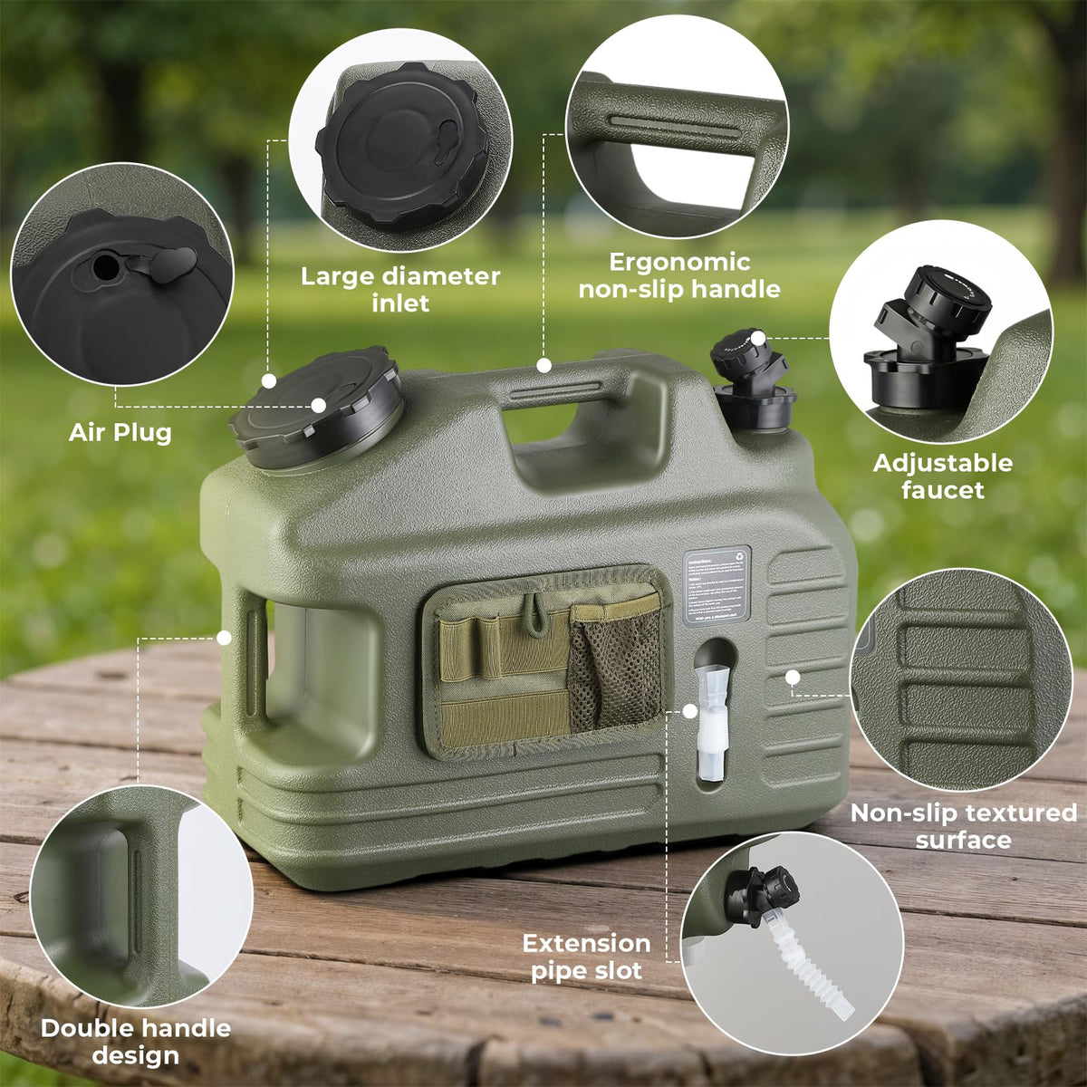 5 Gallon BPA Free Water Container with Spigot C354