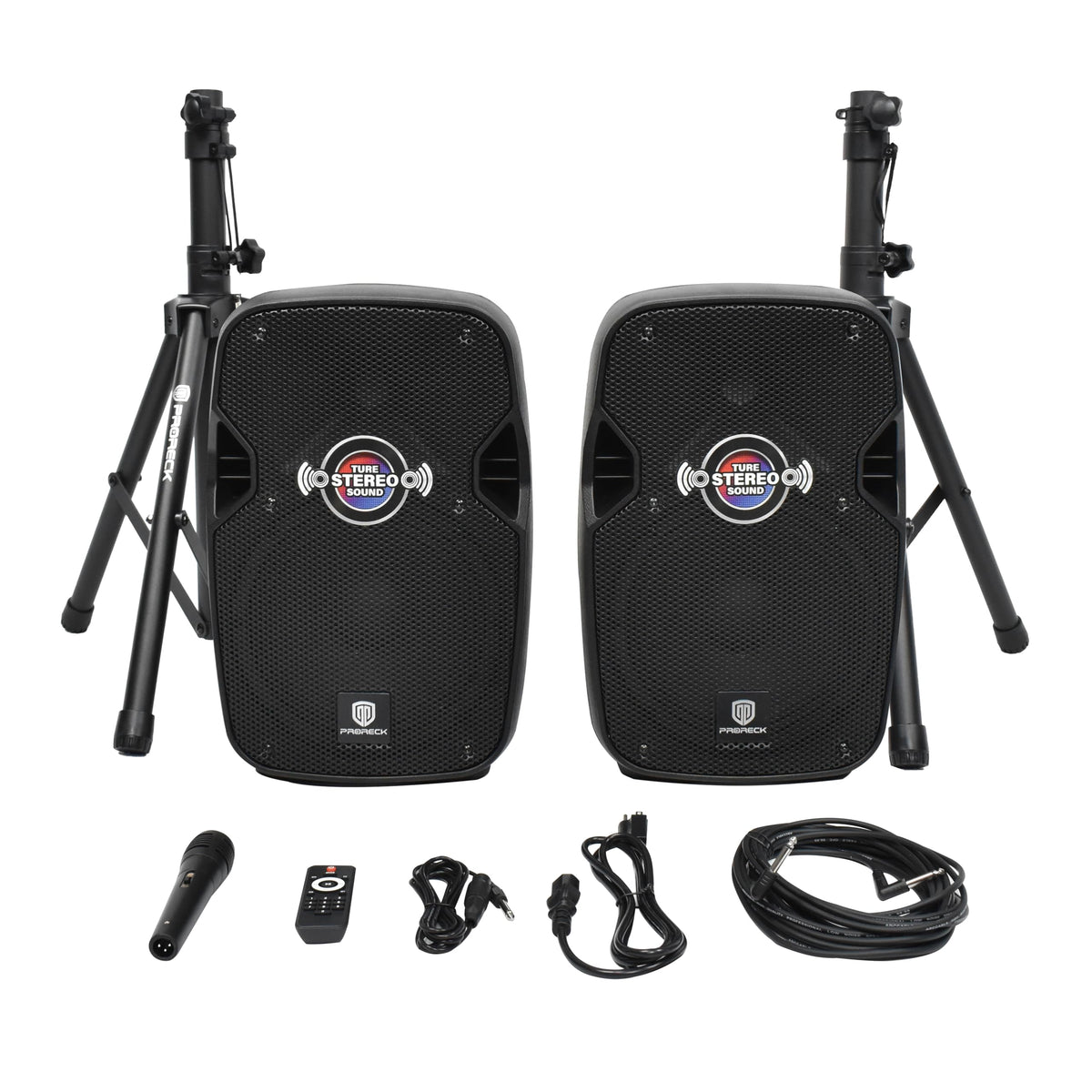 10-Inch Bluetooth PA Speaker System with Wired Microphone T559887