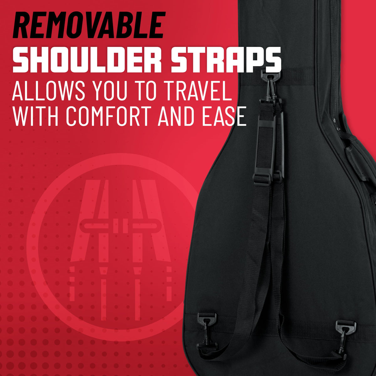 Lightweight Polyfoam Guitar Case C96777