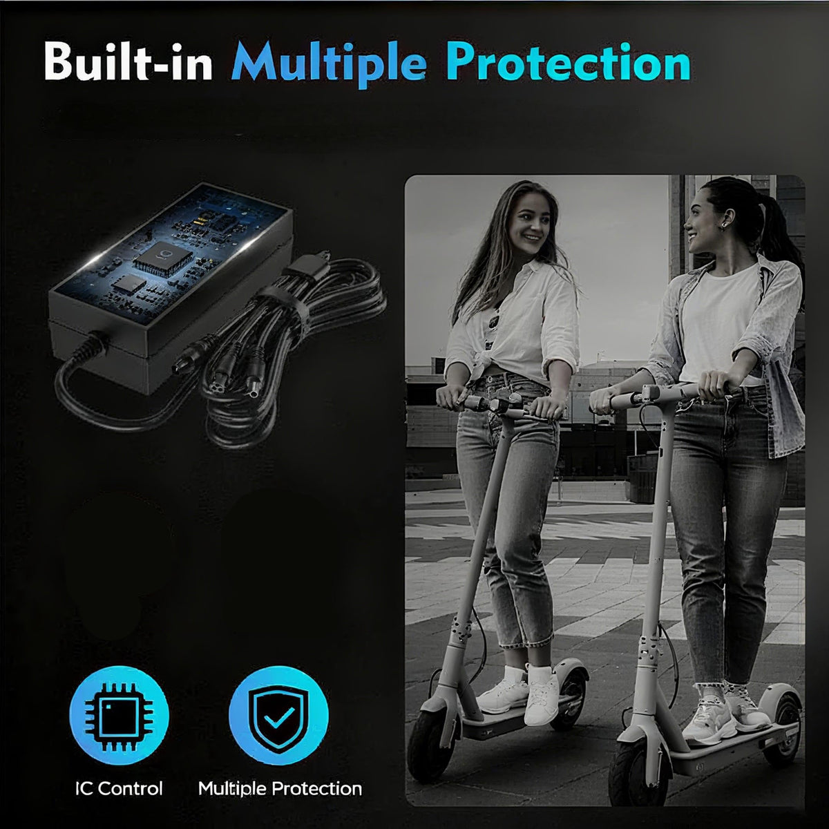 54.6V Power Adapter for Electric Bike Electric Scooter H689