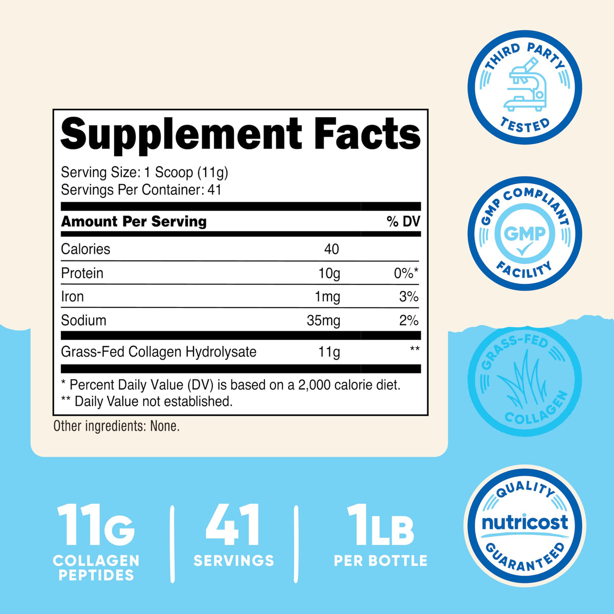 Collagen Peptides Powder 1LB P8220