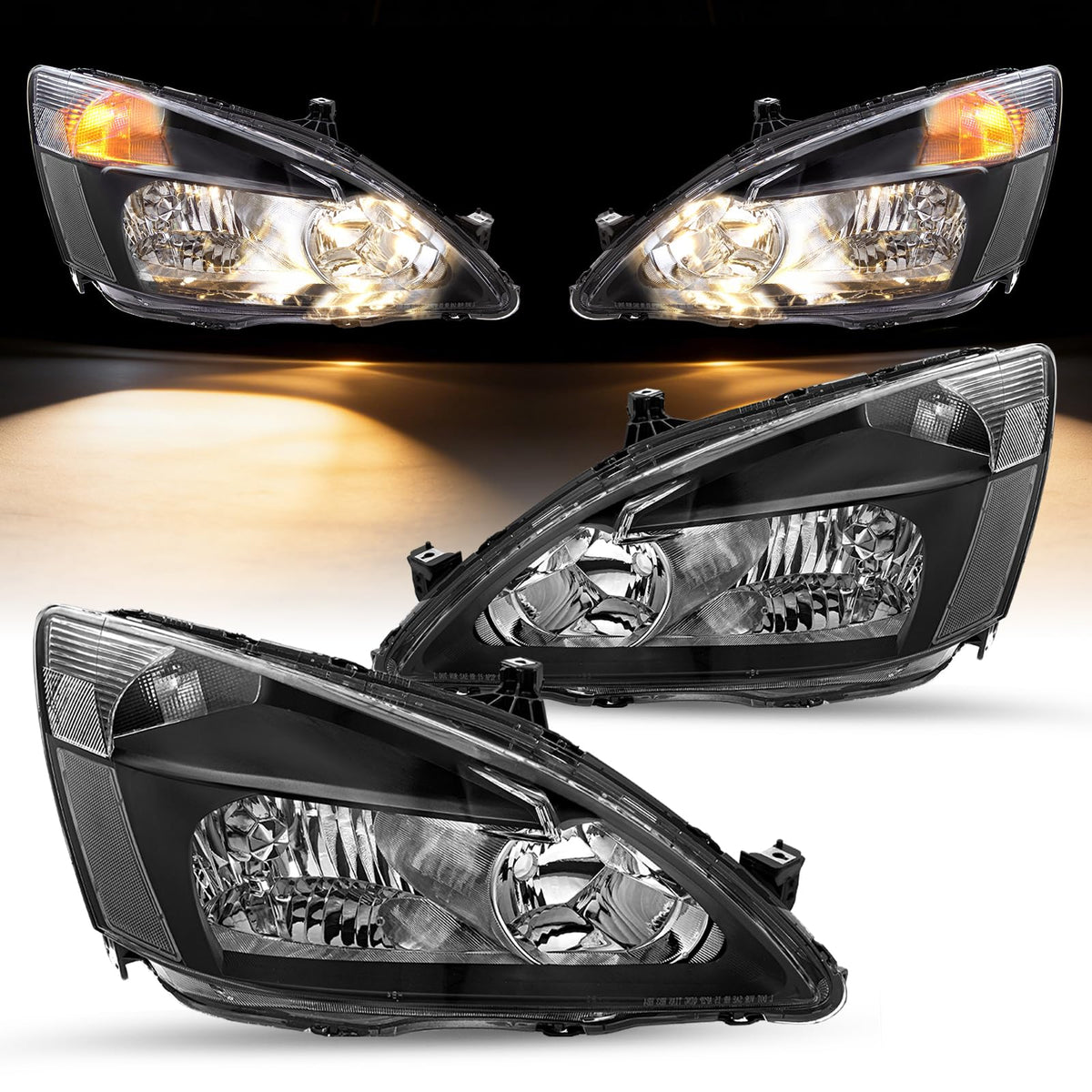 2003-2007 Honda Accord Halogen Headlight Assembly Z855