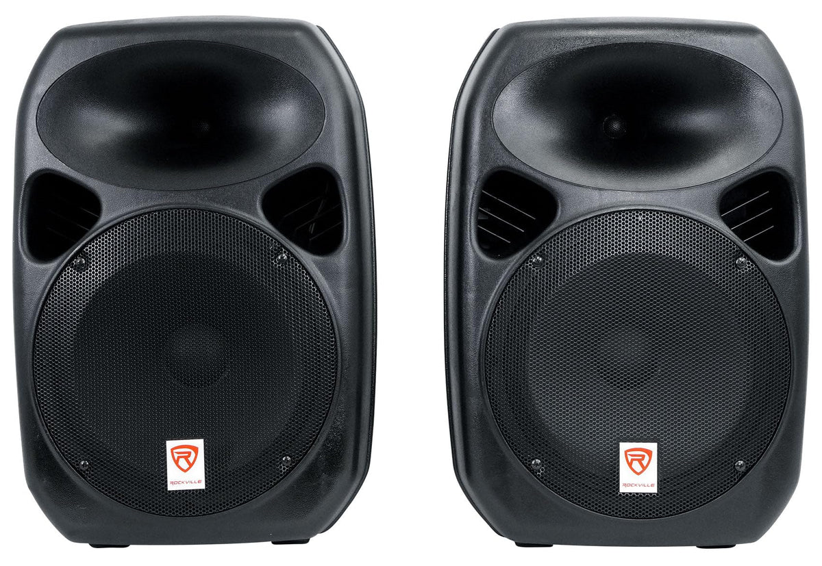 Dual 12" Powered PA Speaker Package J56946