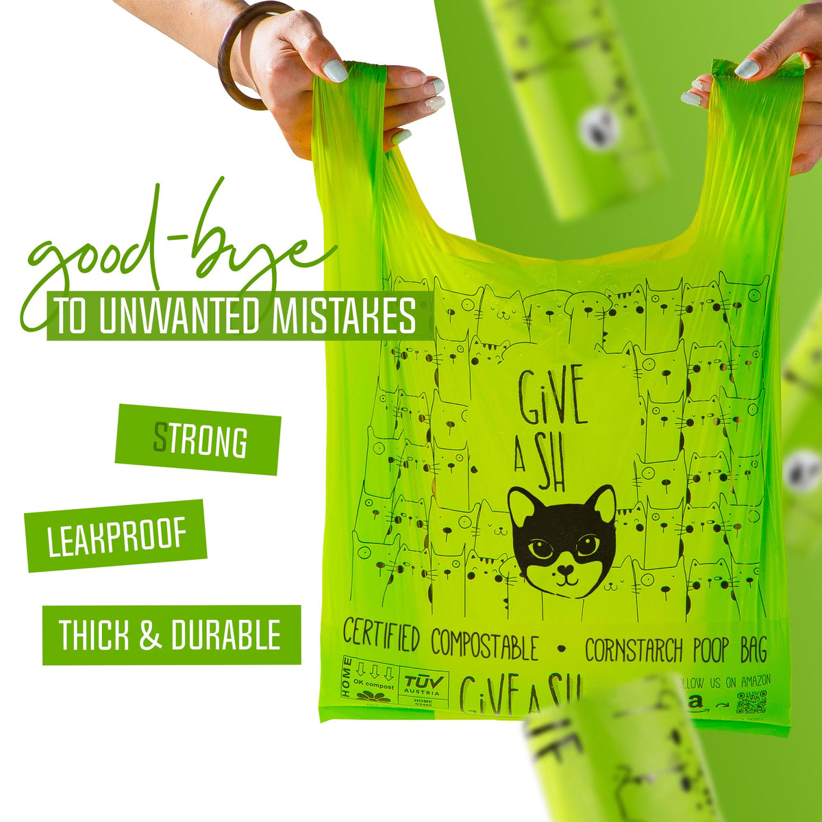 Compostable Cat Litter Bags XL 30 Count M94716