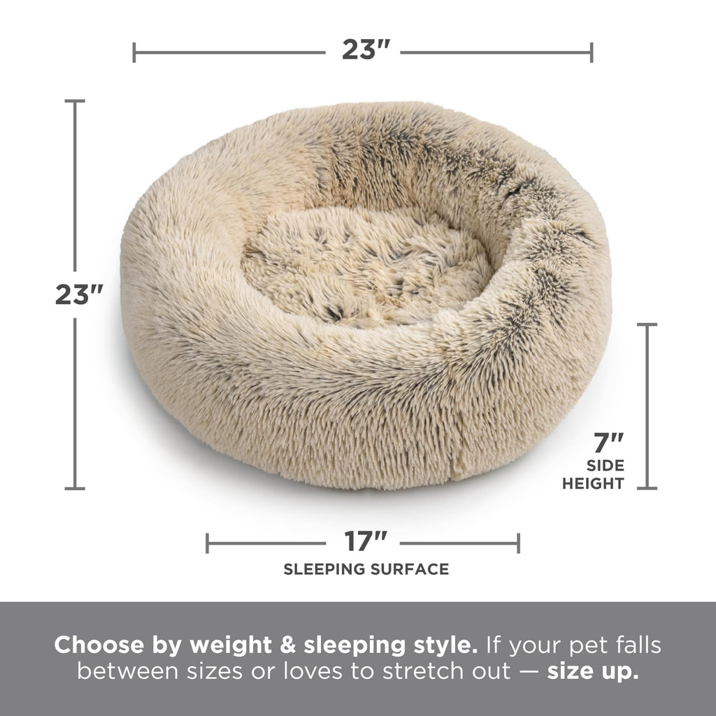 Small Taupe Dog Bed M369