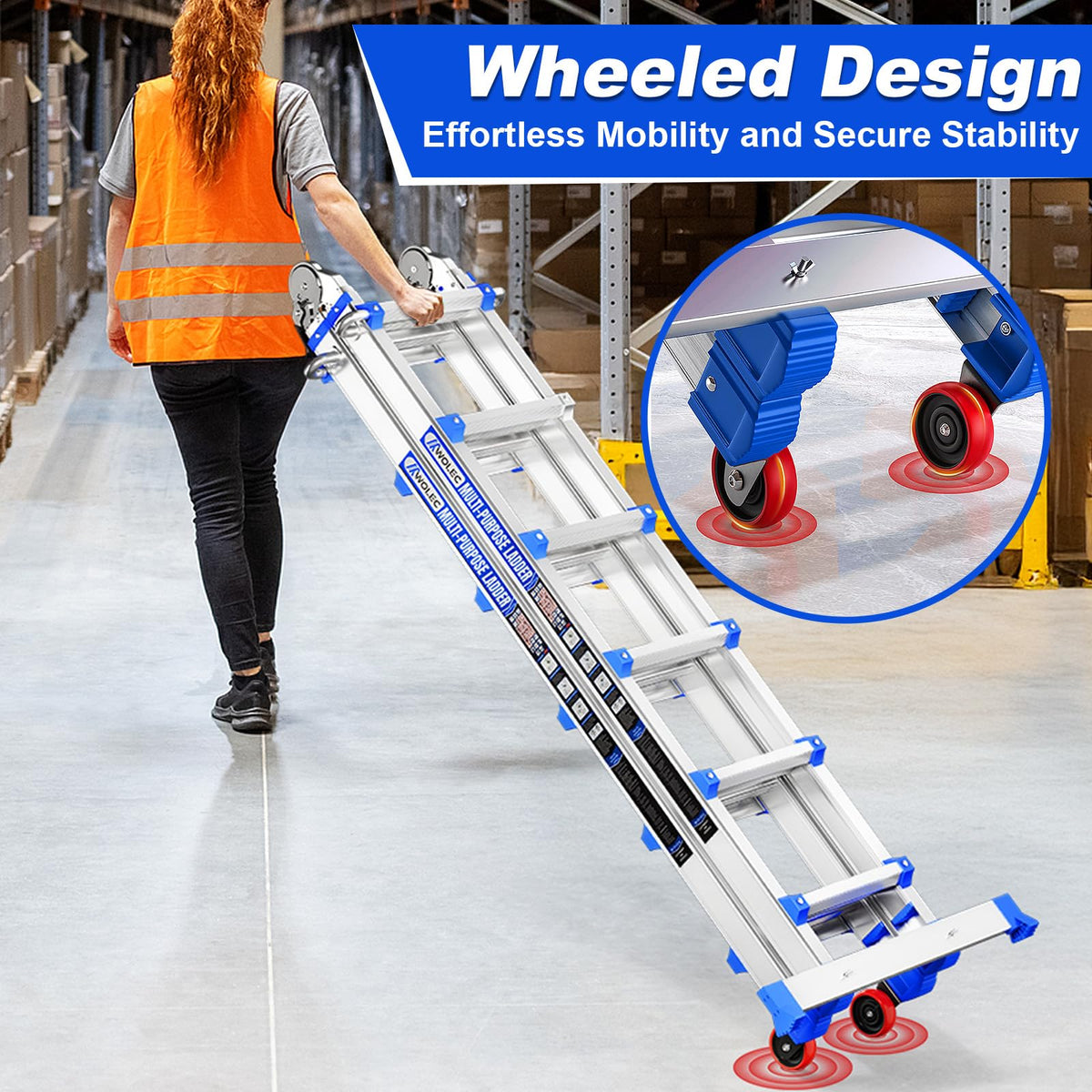 20FT Multi-Position Telescoping Ladder Z137020