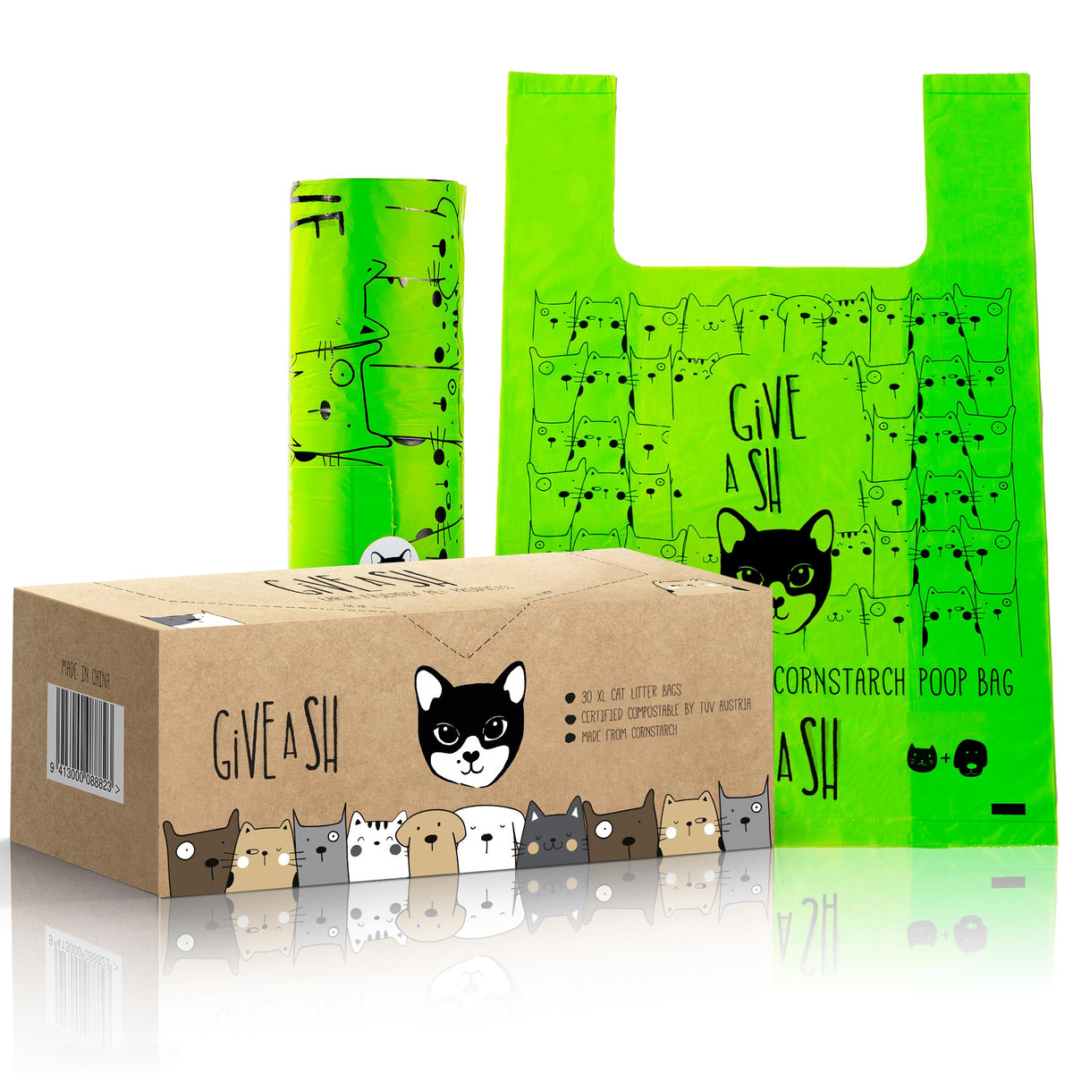 Compostable Cat Litter Bags XL 30 Count M94716